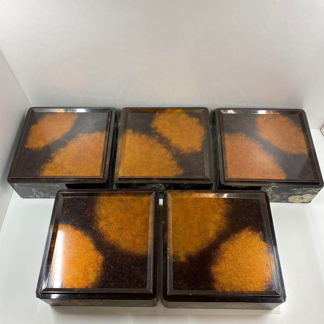 長崎螺鈿特大重箱 高さ44.8㎝