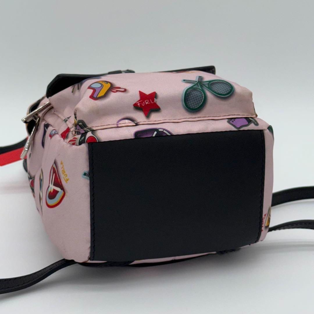 【良品】フルラ Favola MINI ミニリュック リュックサック ピンク 良品】フルラ Favola MINI ミニリュック リュックサック ピンク