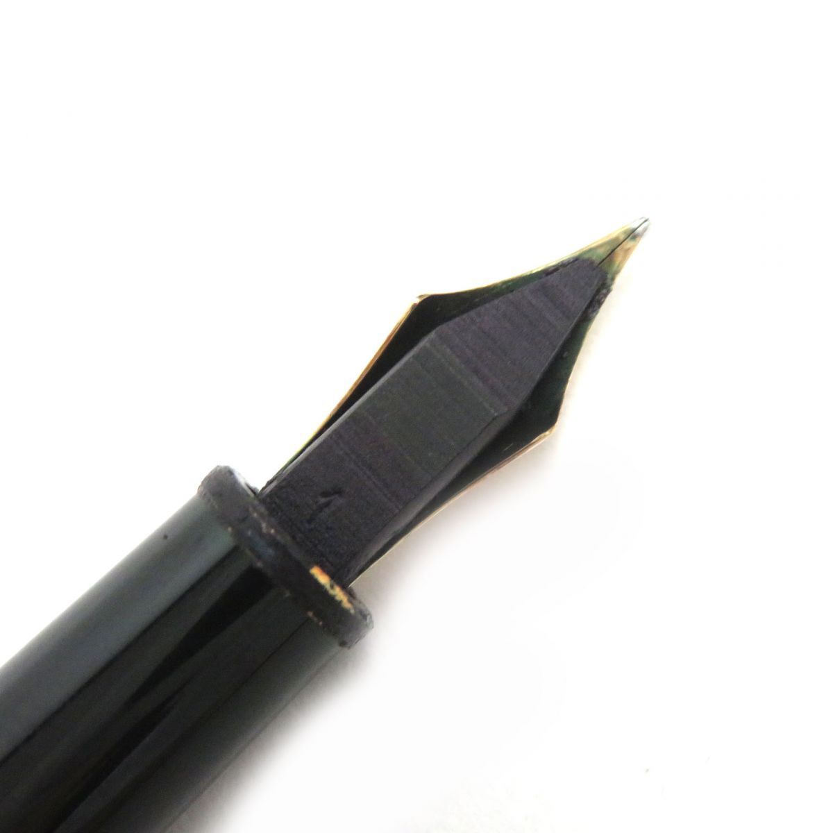 良品△MONTBLANC モンブラン マイスターシュテュック #144 ペン先14K M ...