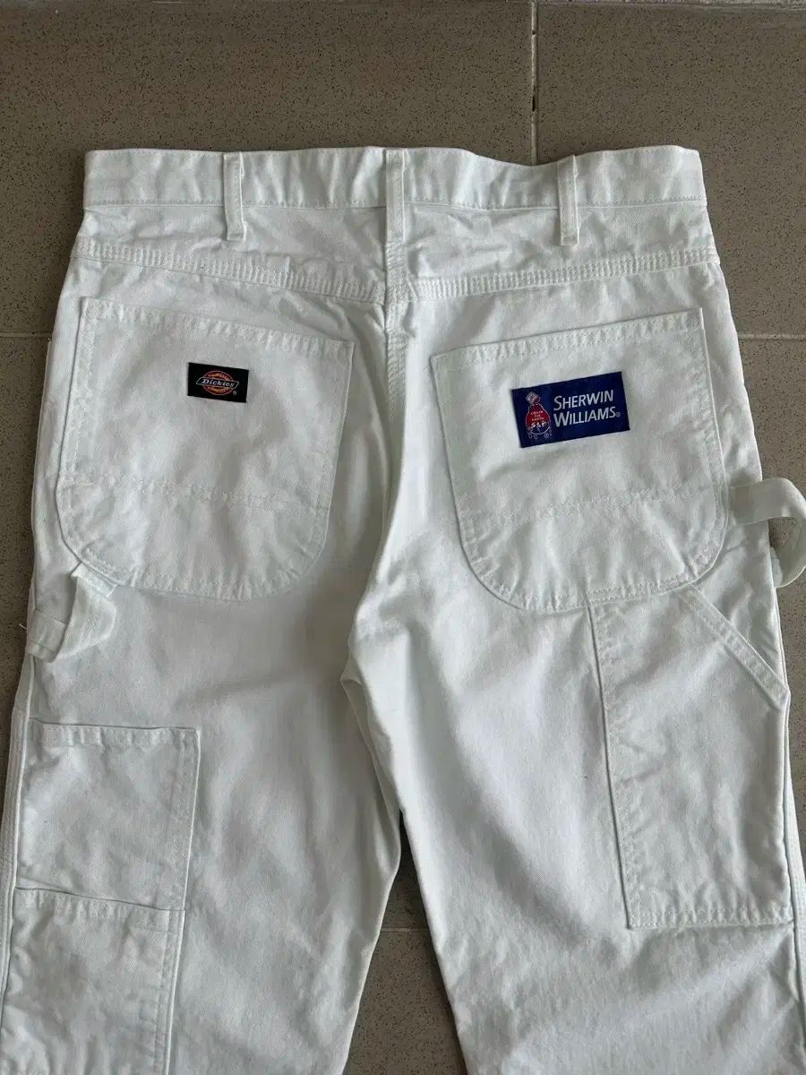  ヴィンテージ DICKIES ディッキーズ Sherwin Williams カーペンター パンツ 白 チノパン パンツ