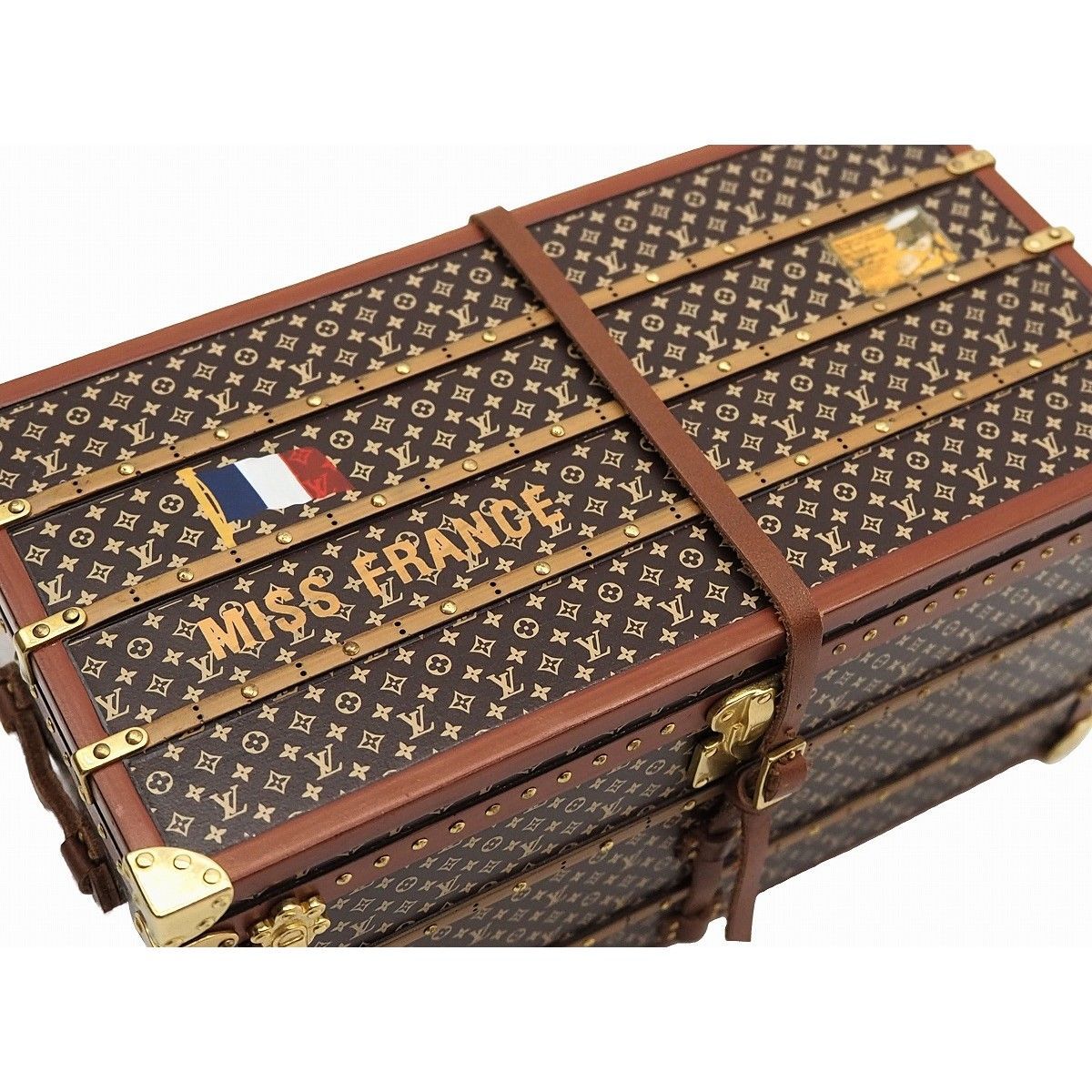 中古】LOUIS VUITTON ルイ ヴィトン ペーパーウェイト トランク ミス ...