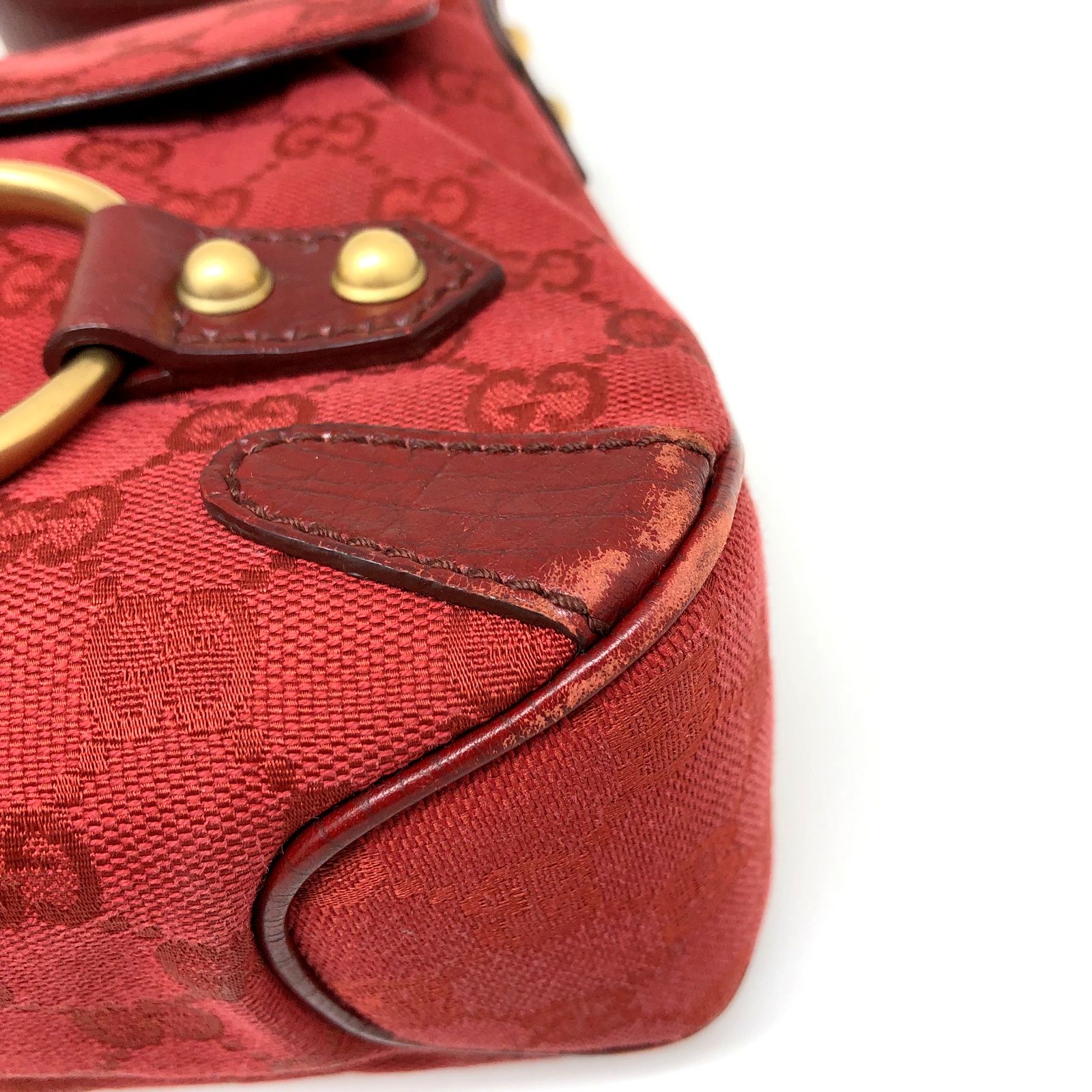 GUCCI ショルダーバッグ 114915 ホースビット GGキャンバス - メルカリ