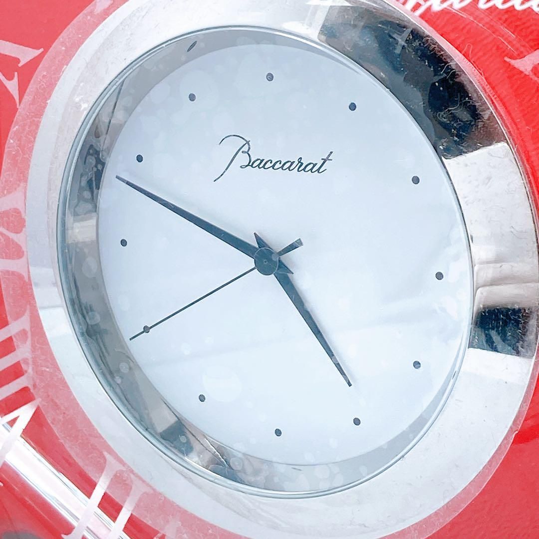 504 バカラ アビスクロック 2603721 クリスタル 置時計