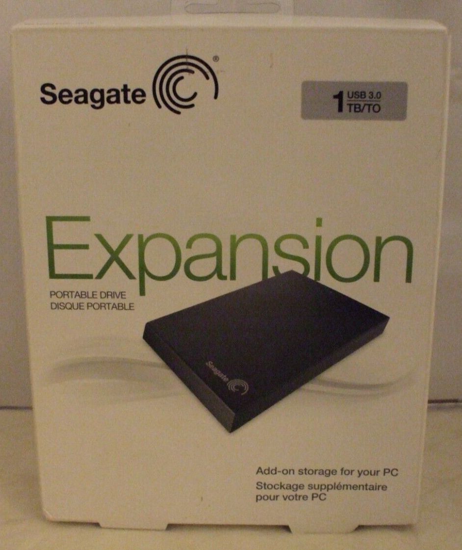 Seagate Expansion 1 TB B 3.0 Ptable 外付けハードドライブ