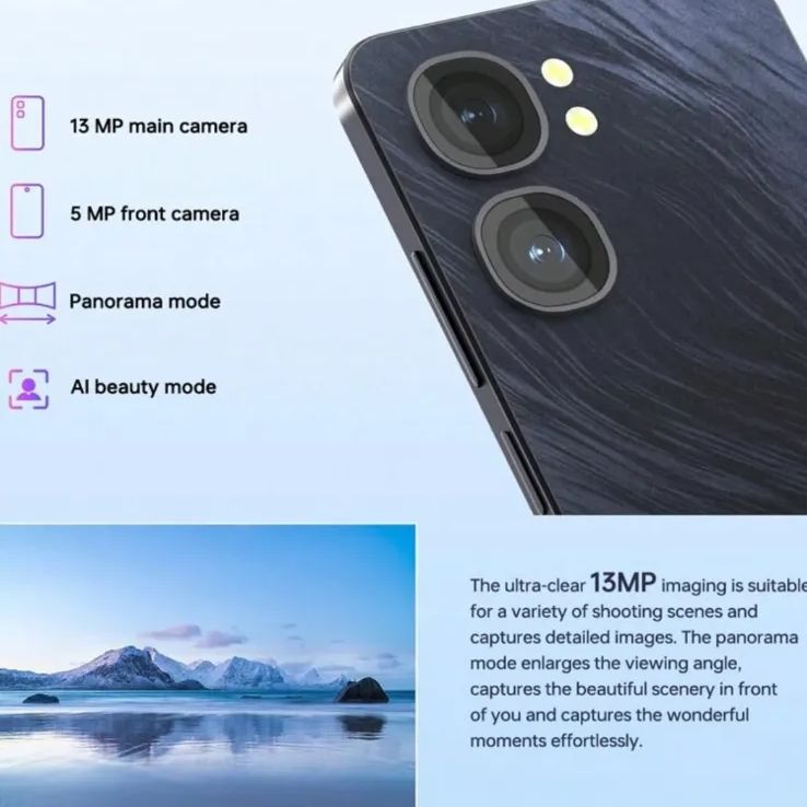 OUKITEL C58 スマートフォン、128GB/1TB拡張メモリ、｜OUKITEL C58