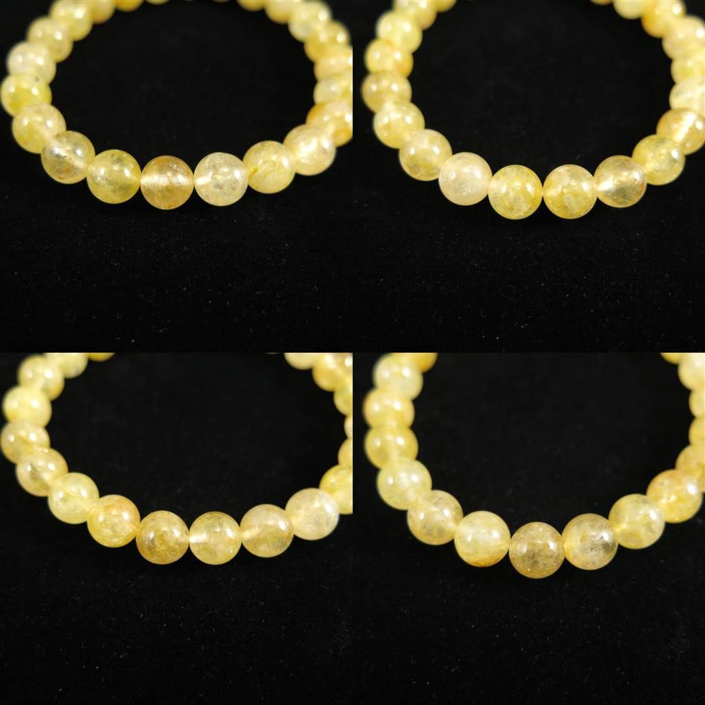 ヒマラヤゴールドアゼツライト ブレスレット ナナイロ - ヒマラヤゴールドアゼツライトのブレスレット