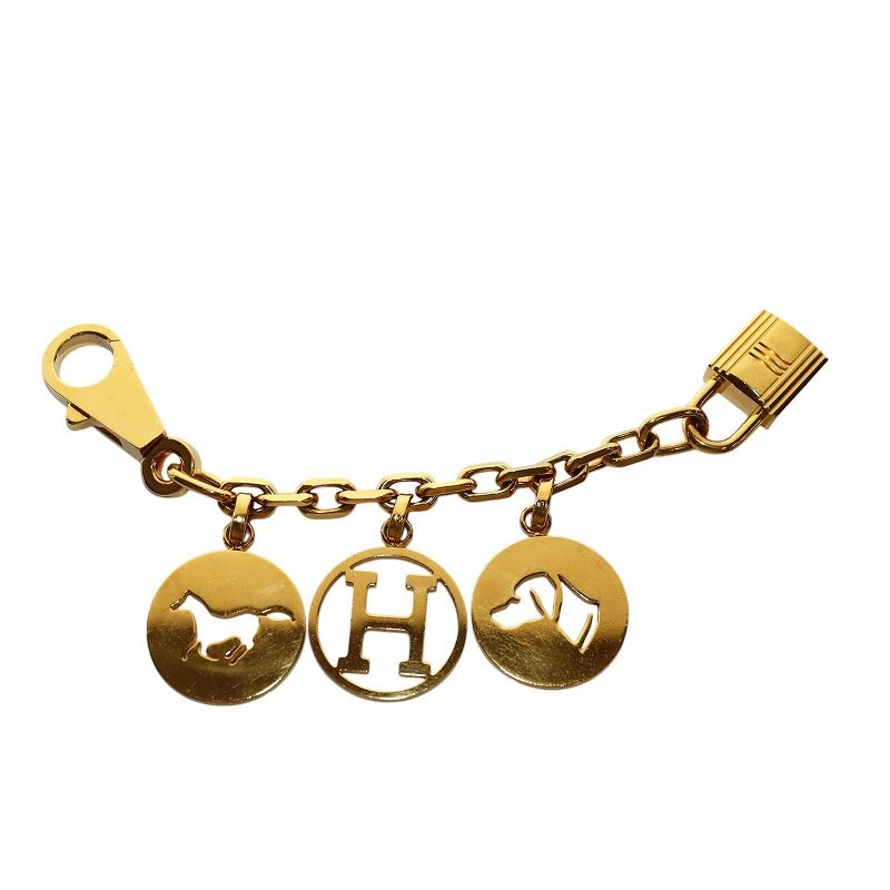 美品！エルメス ゴールドアミュレット4 ブルロック バッグチャーム カデナ 楽天市場】エルメス アミュレット4ブルロック・バッグチャーム