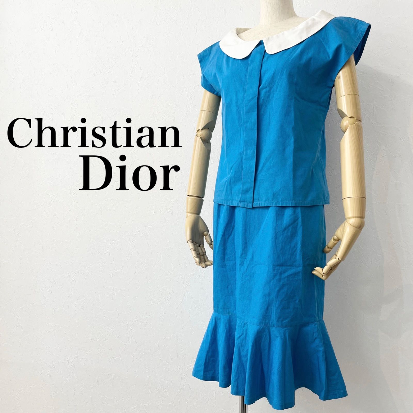 ◼️ Christian Dior ◼️ セットアップ ワンピース レトロ ビンテージ 