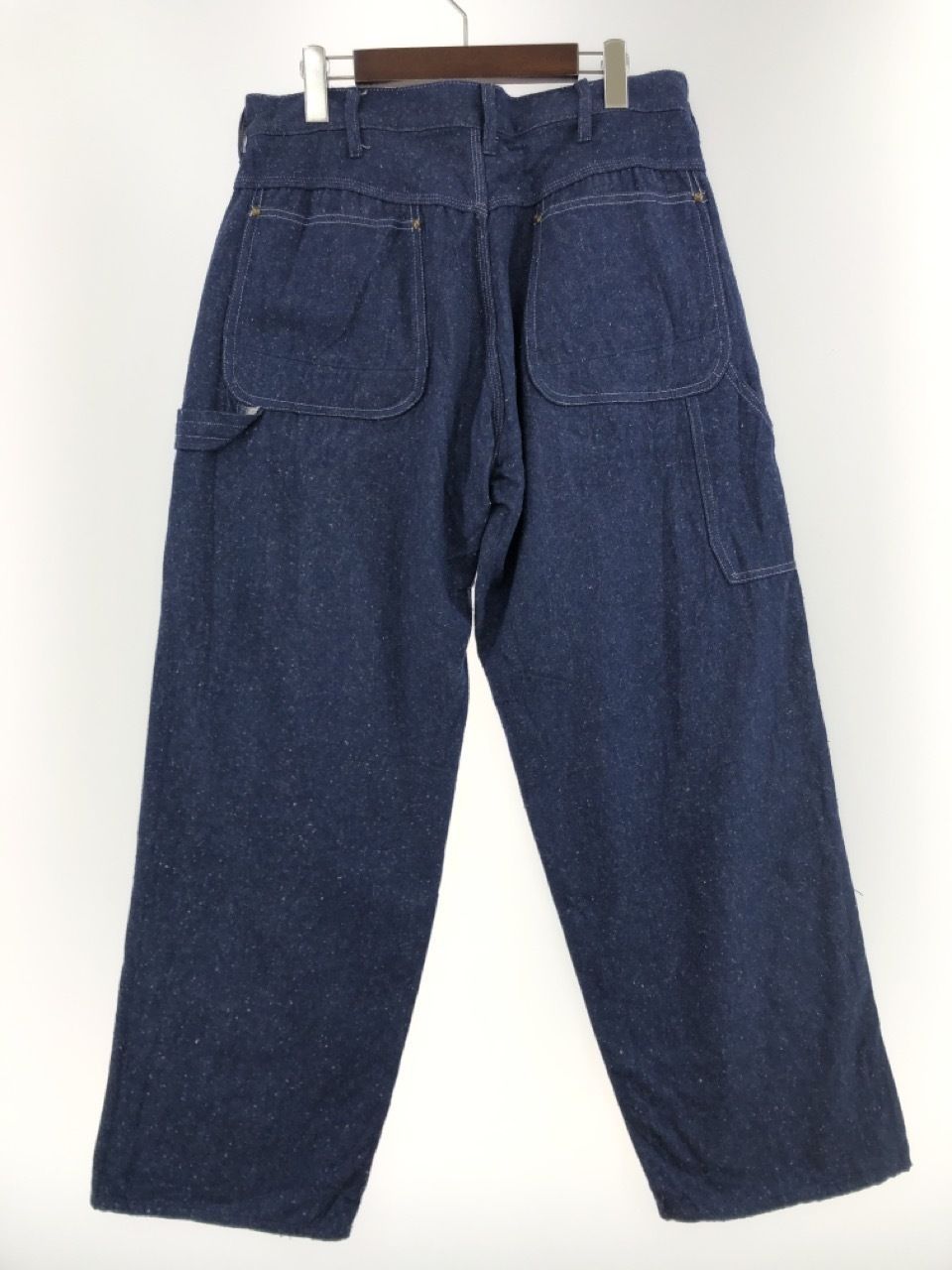 MAATEE＆SONS 22AW BRUSHED SILK DENIM PAINTER PANTS 3 インディゴ 