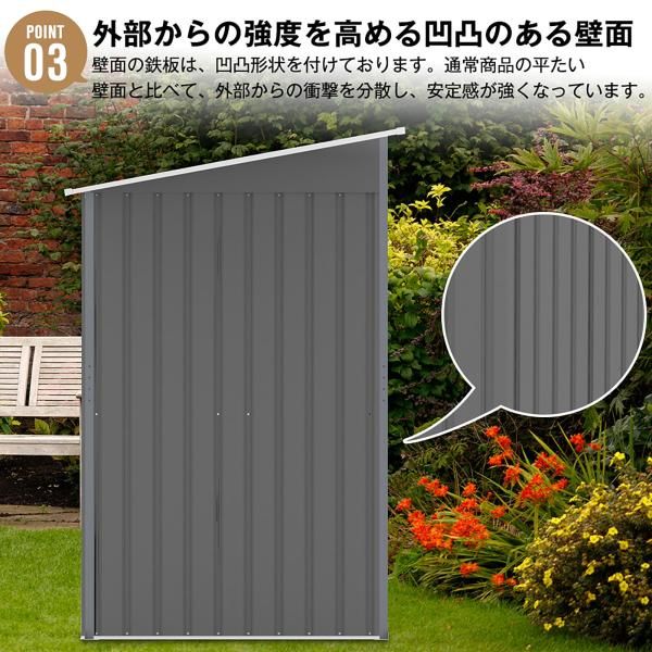  物置 屋外 大型物置 大型倉庫 サイドオーニング付き 戸外収納庫 引き戸 換気口付き 床なし 防水 耐侯 収納 頑丈 大容量 スチール 爆買 インターホン クッション スチール物置 物置 車庫