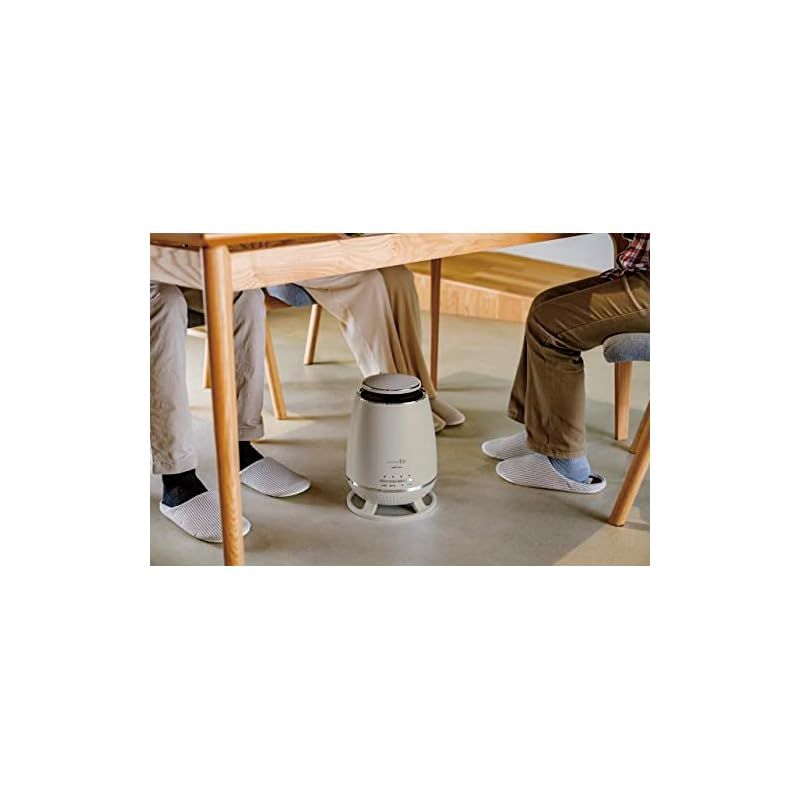 アピックス APIX INTL 360度セラミックヒーター360°立体温風 広範囲 転倒オフスイッチ 強弱切替 送風 APH-362 GY 1