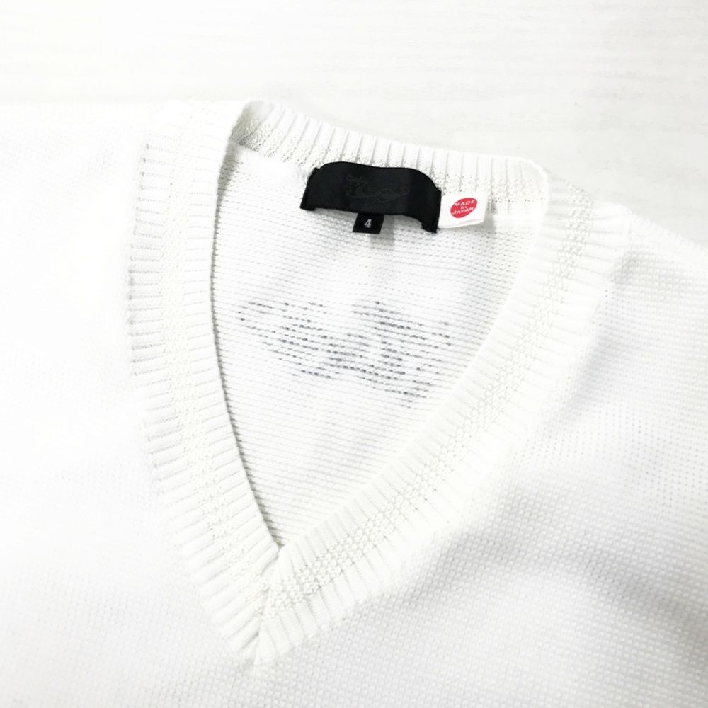 サイズ：4 DANCE WITH DRAGON ダンスウィズドラゴン Vネック ニット