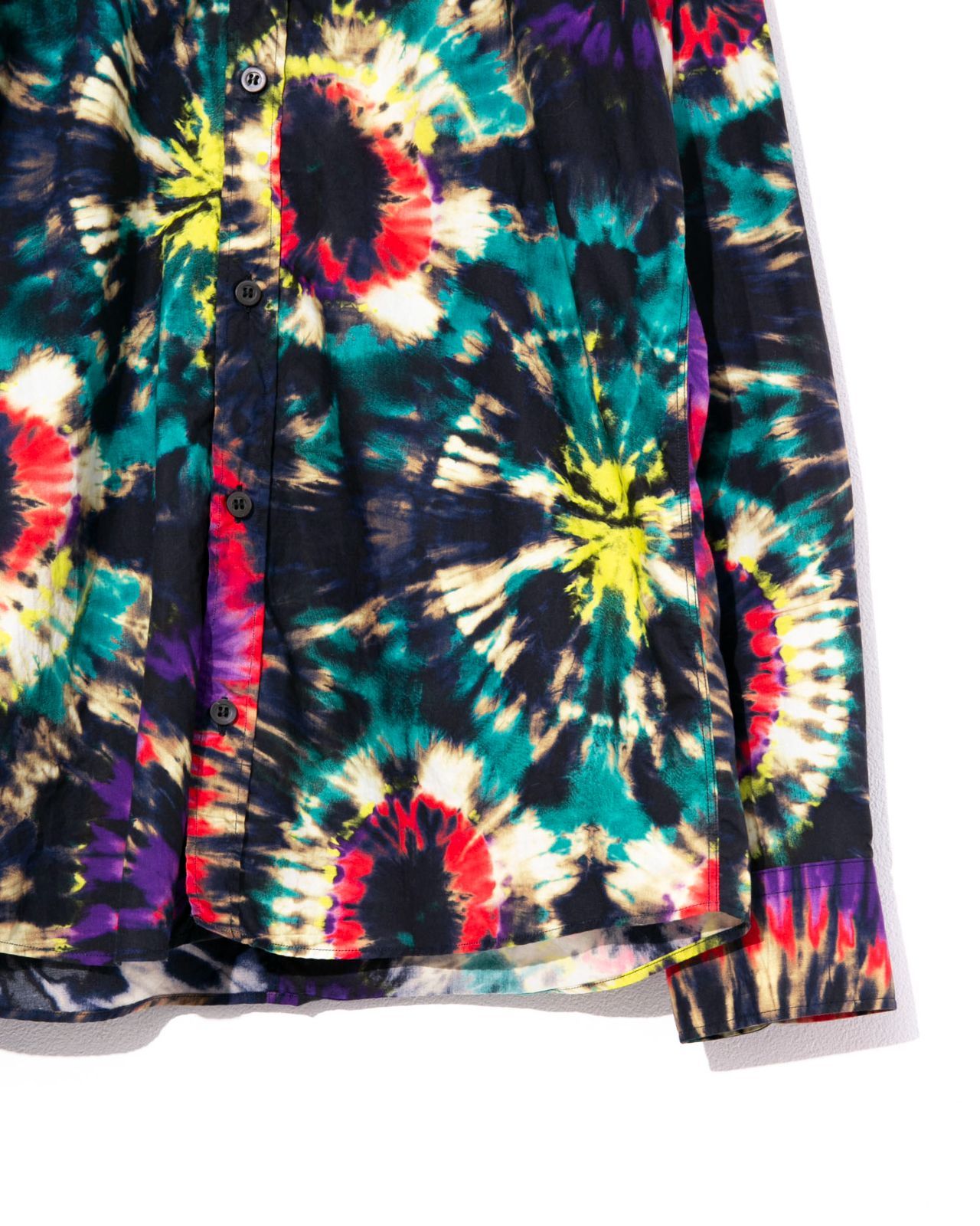 DRIES VAN NOTEN ドリスヴァンノッテン ロングスリーブタイダイシャツ