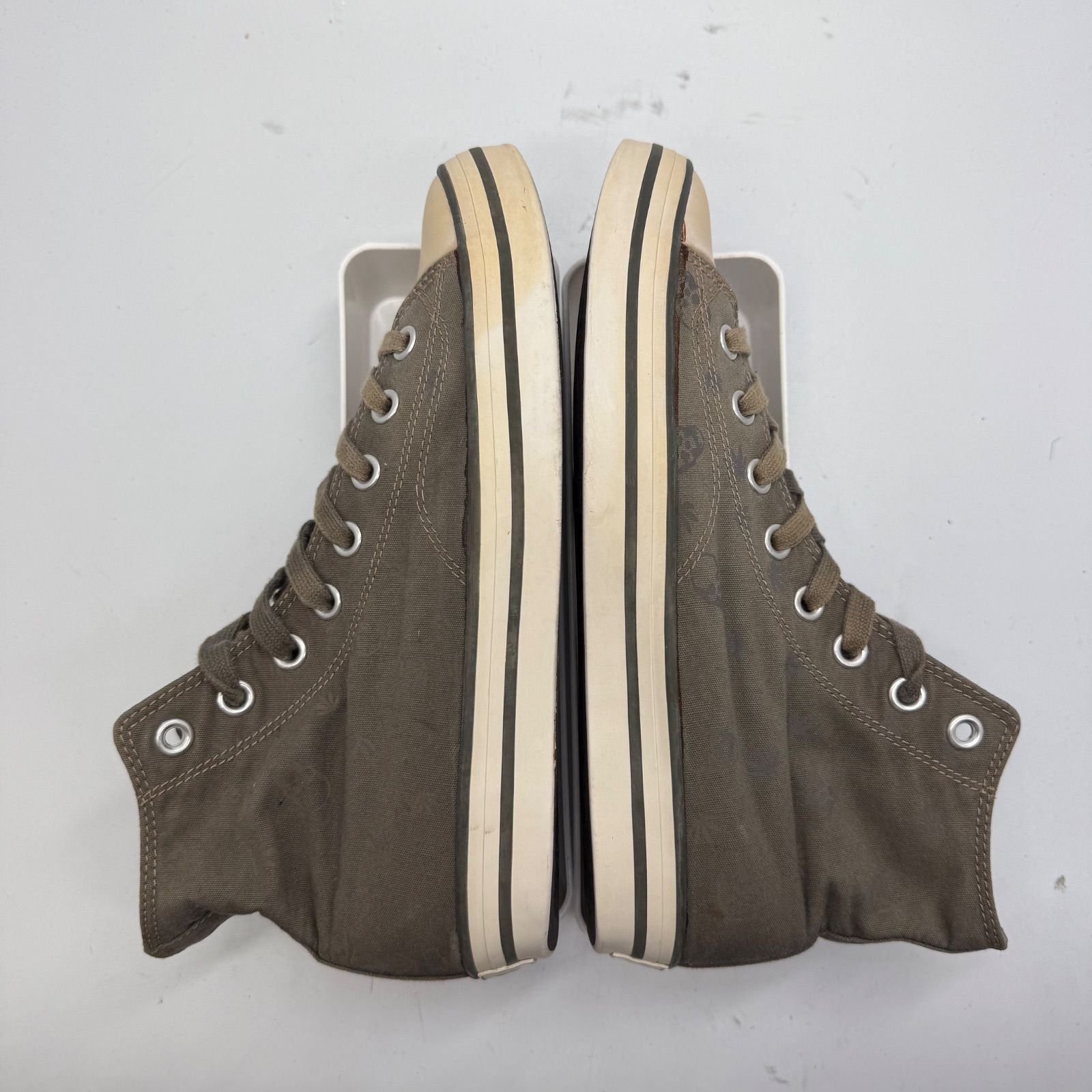 lucien pellat-finet archive skull & weed hi cut sneaker US9