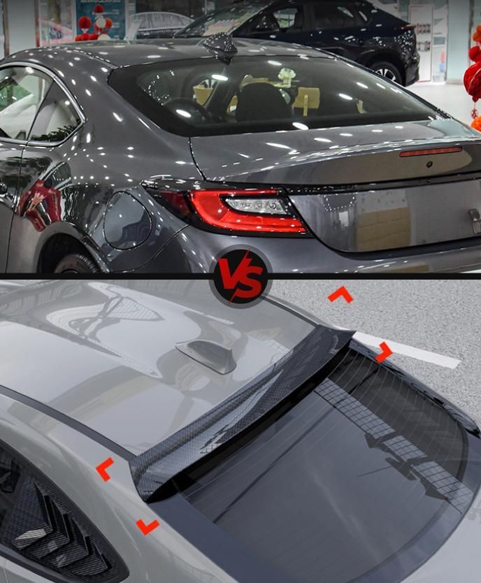 ルーフスポイラー ピアノブラック