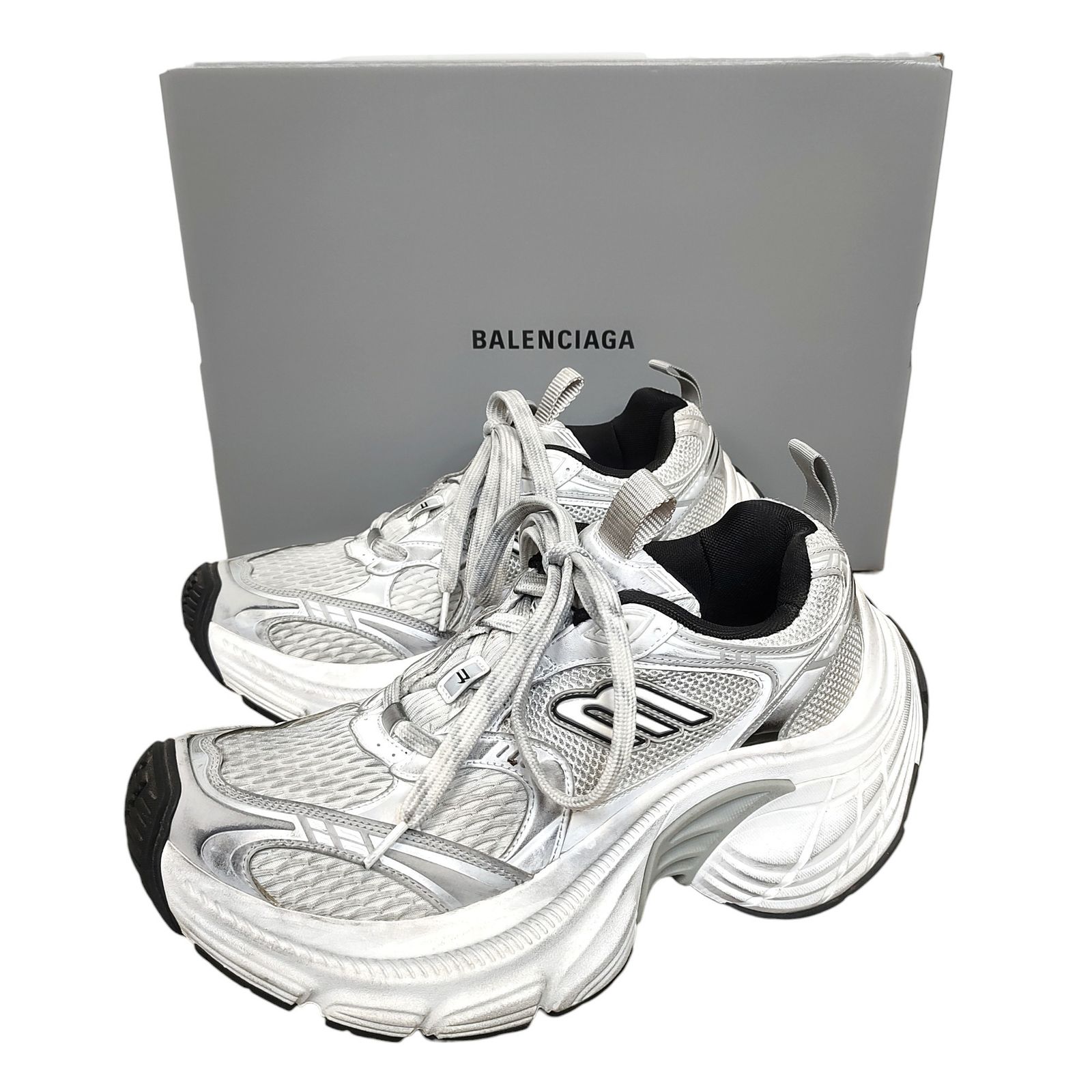 Balenciaga 10XL Sneaker 26.5 40ホワイトグレー