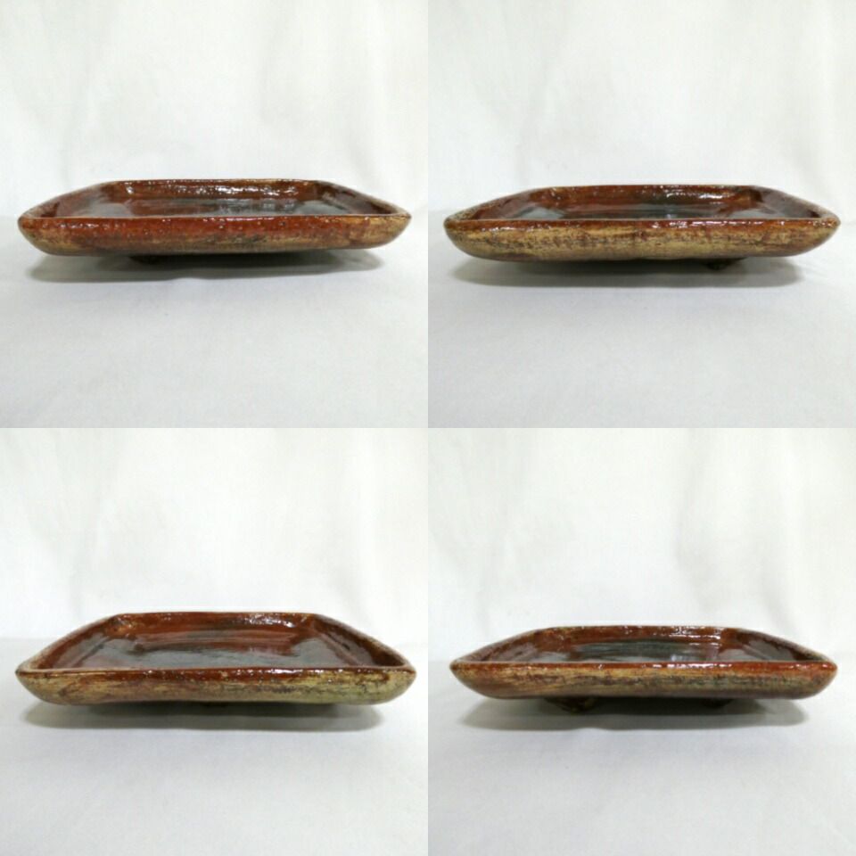 十月の特売品 本阿弥窯 本阿弥光隆 赤 鉢 皿 茶道具