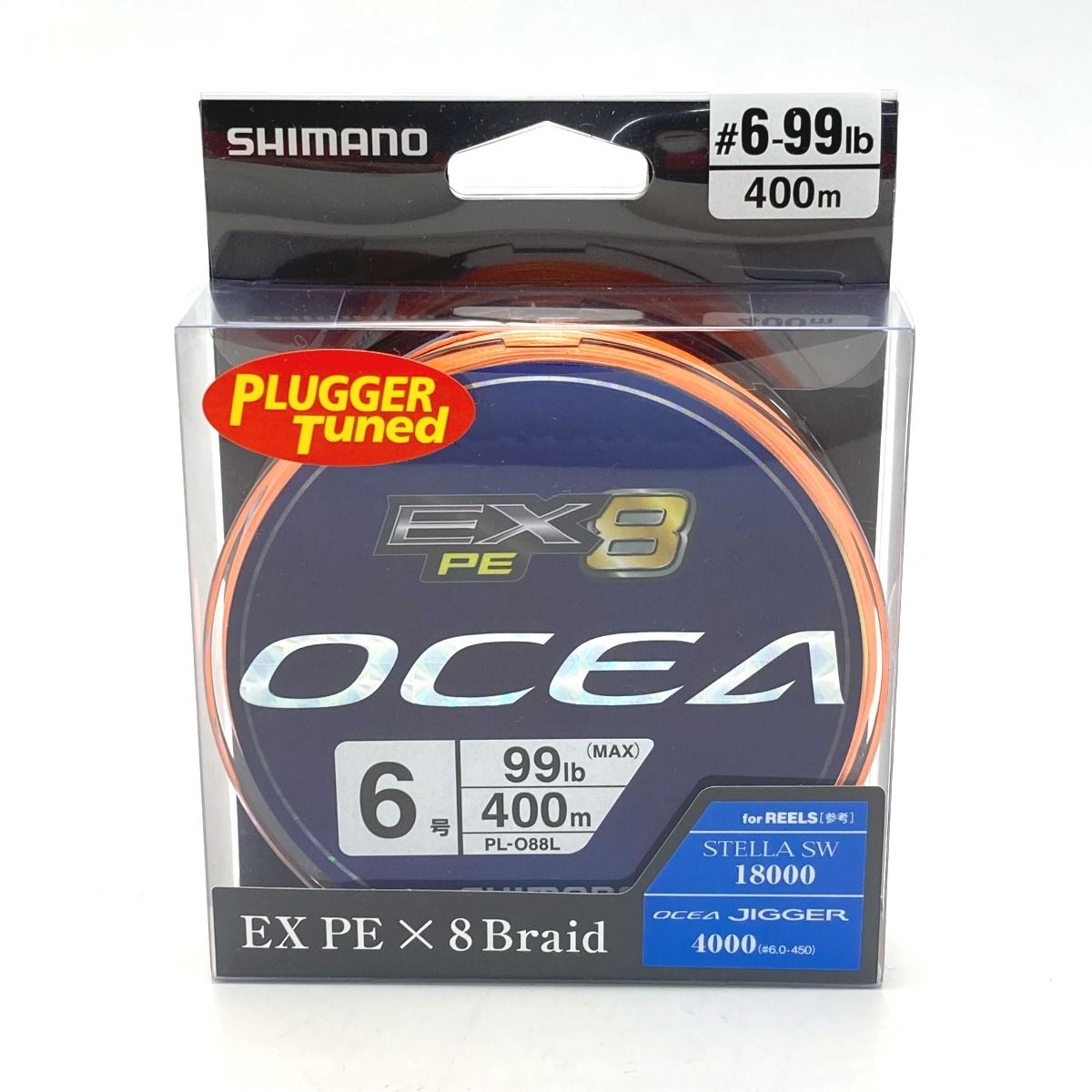 SHIMANO シマノ OCEA オシア PEライン PL-O88L EX8 5色 400m 6号