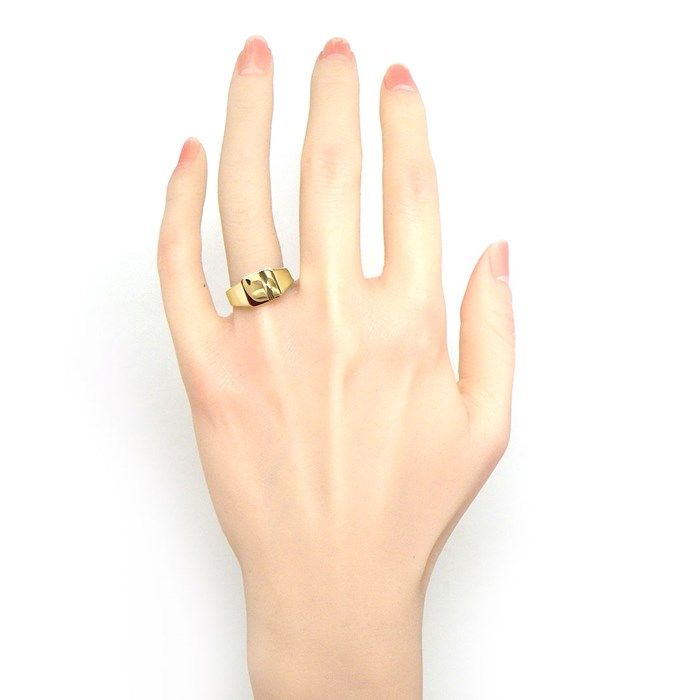 リング スクエア ギョーシェ ライン ソレイユ K18YG 15号 - メルカリ 