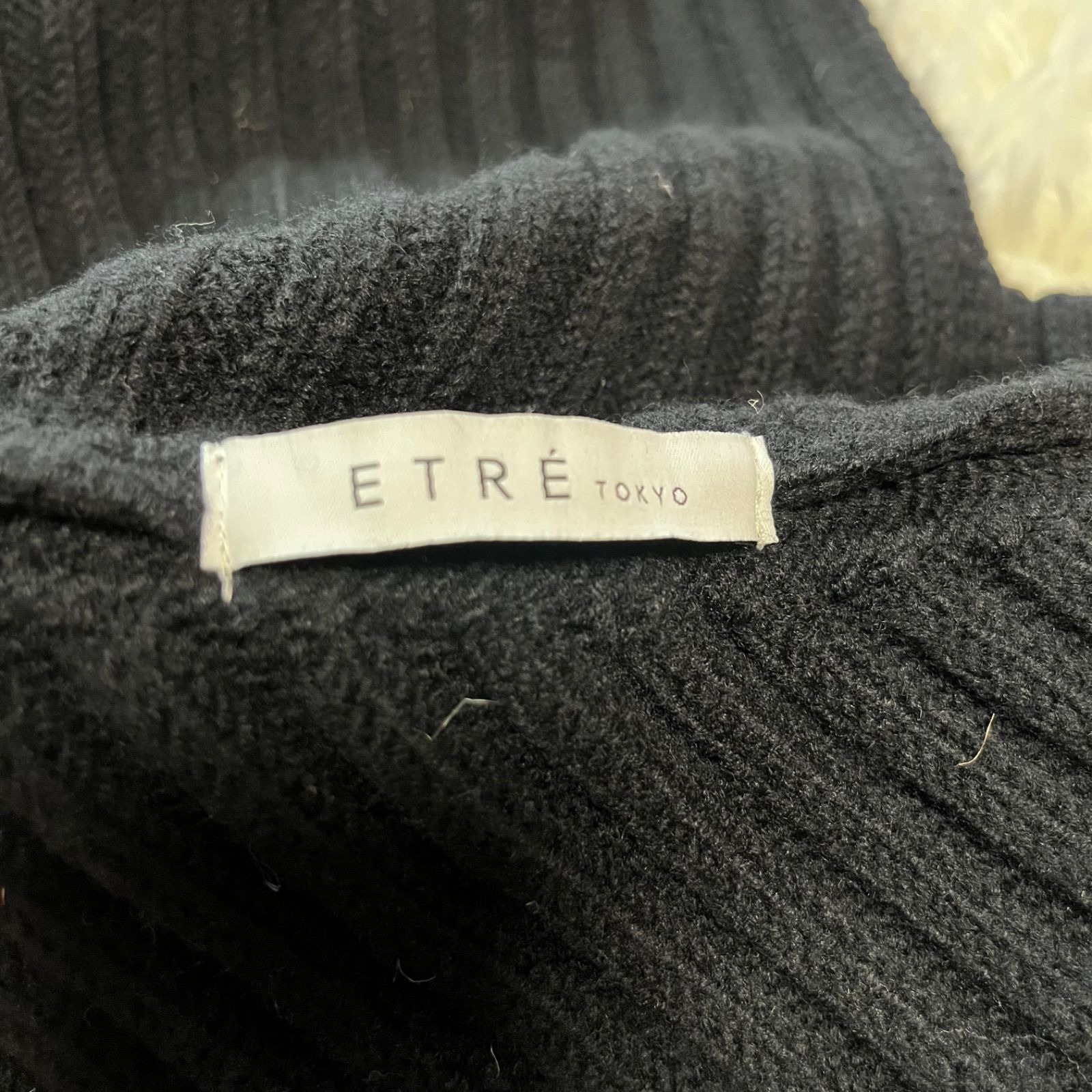 ETRE TOKYO エトレトウキョウ ハーフジップ タートルネック