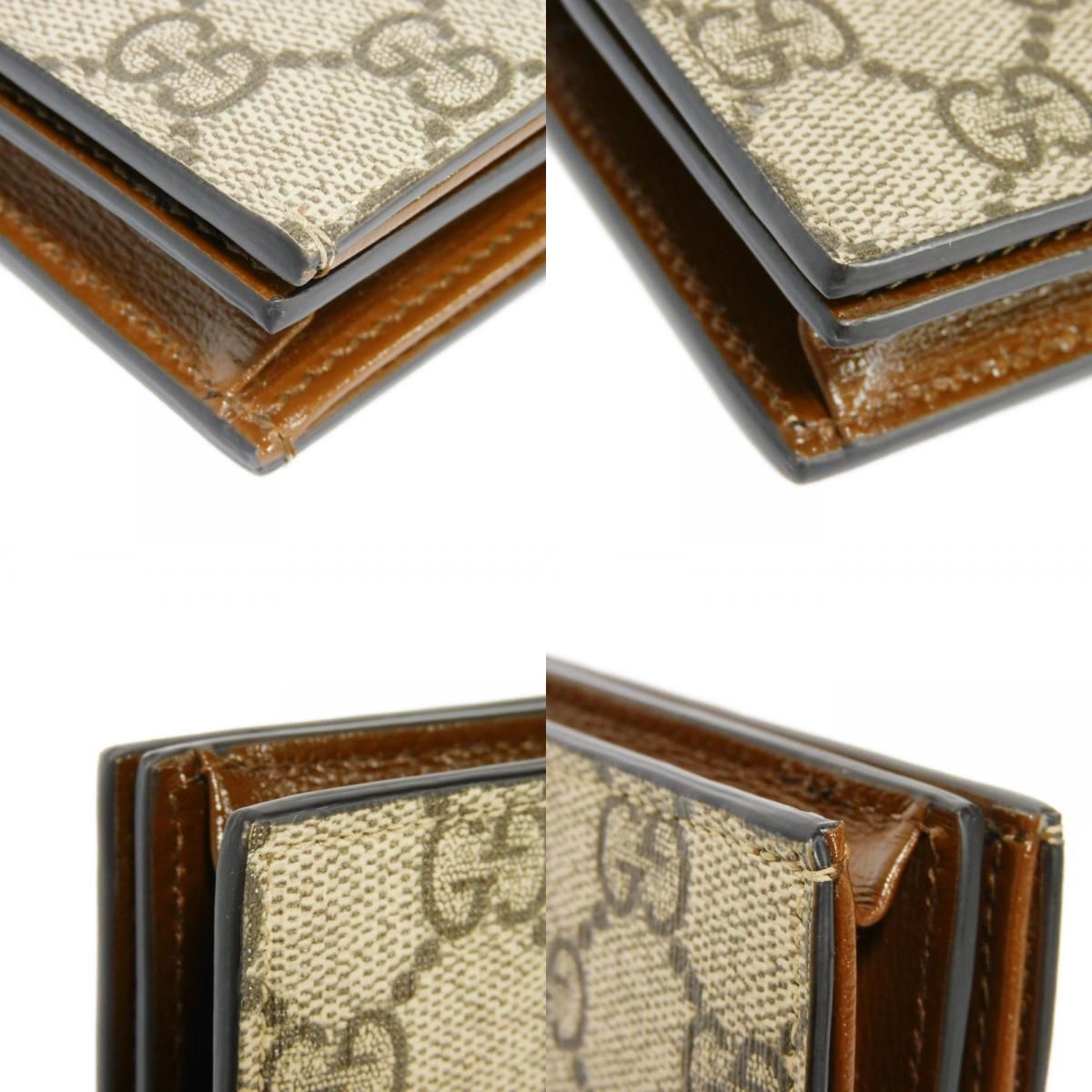GUCCI グッチ ハート ロゴ コンパクト ウォレット スナップボタン