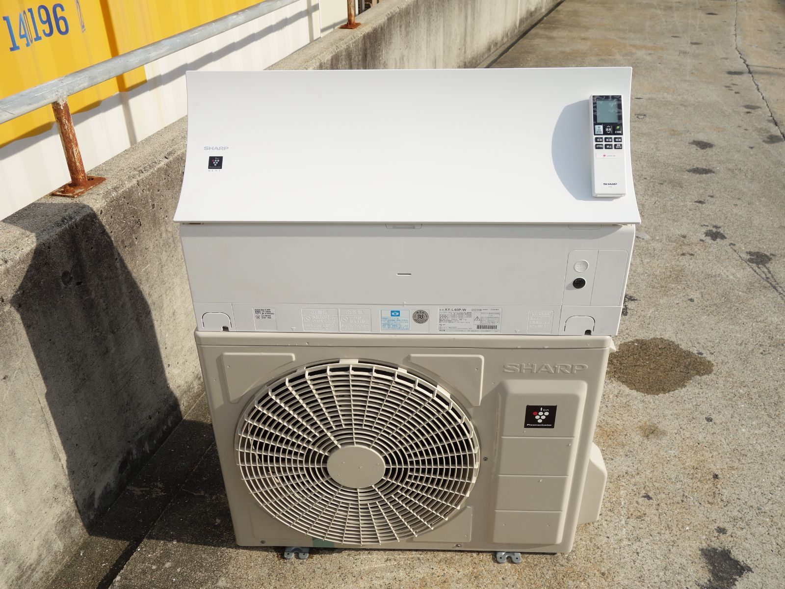 中古】M▽シャープ ルームエアコン 2021年 4.0kw ～16畳 100v Airest