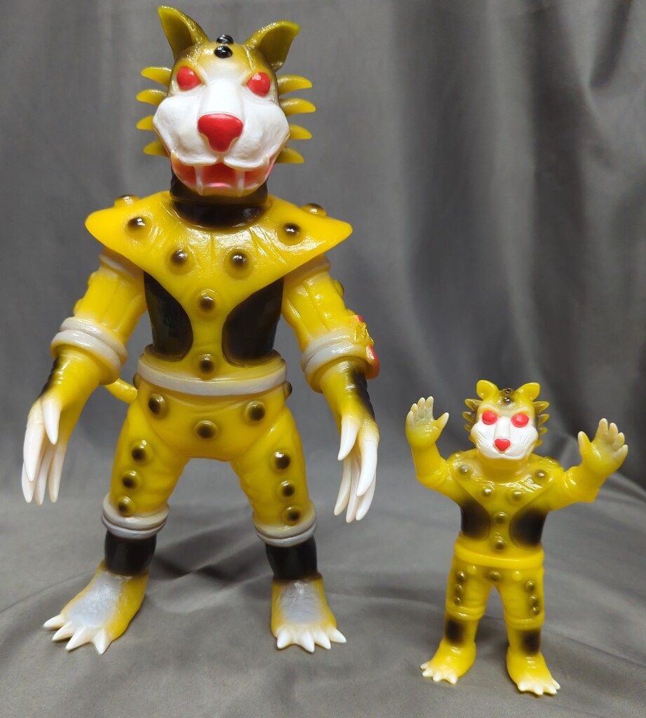 メディコムトイ東映レトロソフビコレクション人造人間キカイダー　イエロージャガー 楽天市場】イエロージャガー(新色)+ミニソフビ (人造人間