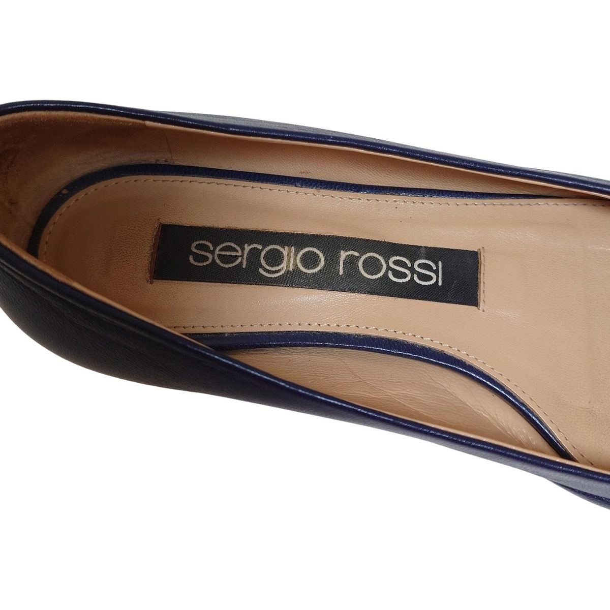 セルジオロッシ　ダークグリーン フラットシューズ グリーン（緑）系 Sergio Rossi(セルジオロッシ) フラット