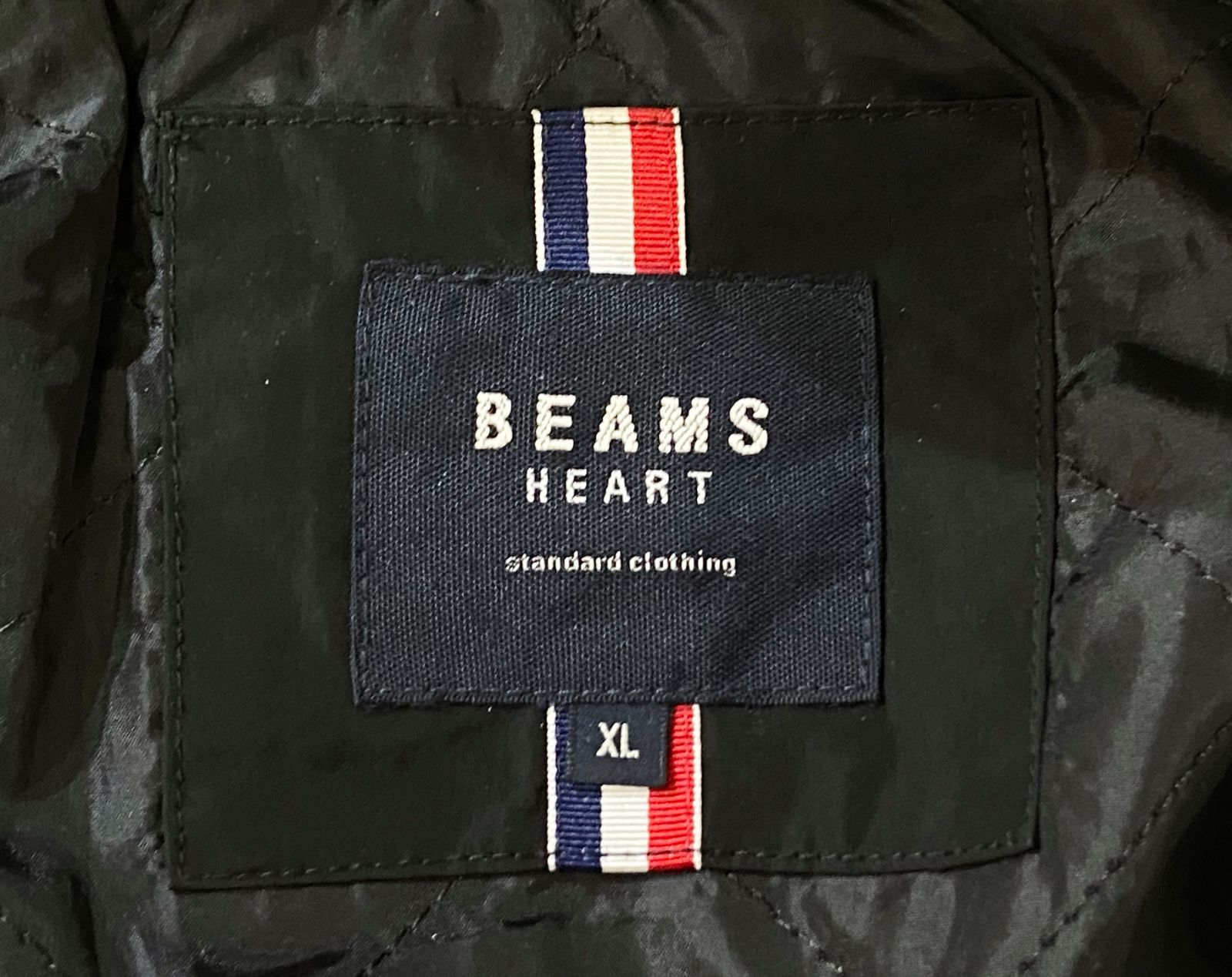 BEAMS HEART ボリュームネック 中綿 MA-1 ブルゾン ジャケット 