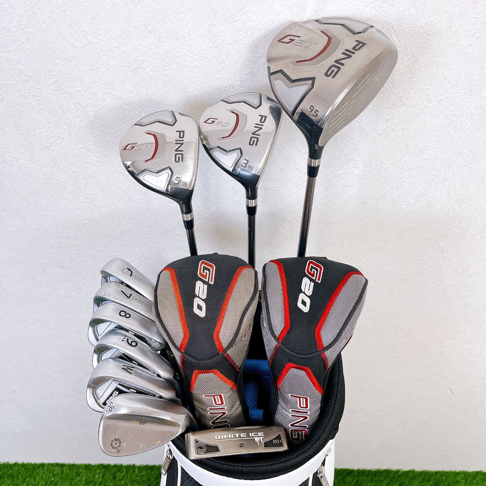 PING G20 i20 / ピン メンズゴルフクラブ 10本セット キャディ