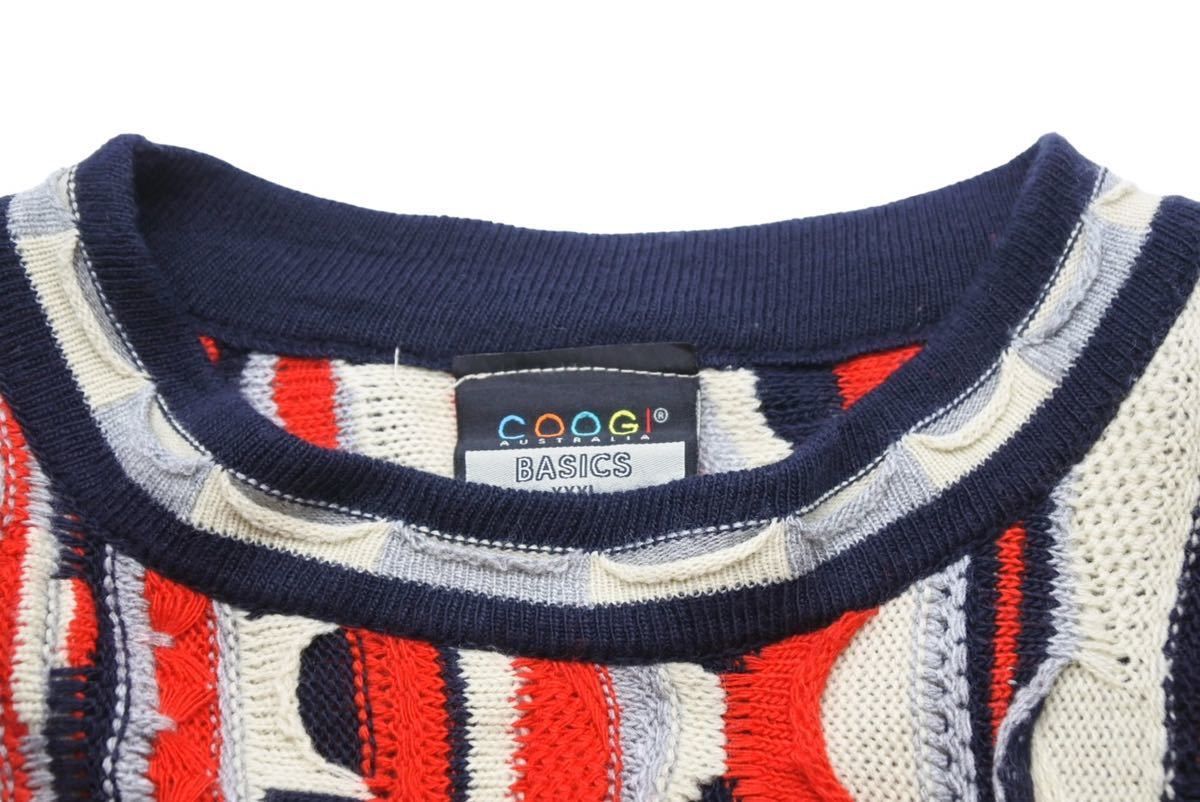 COOGI クージー 3D ニット マルチカラー トップス ウール セーター