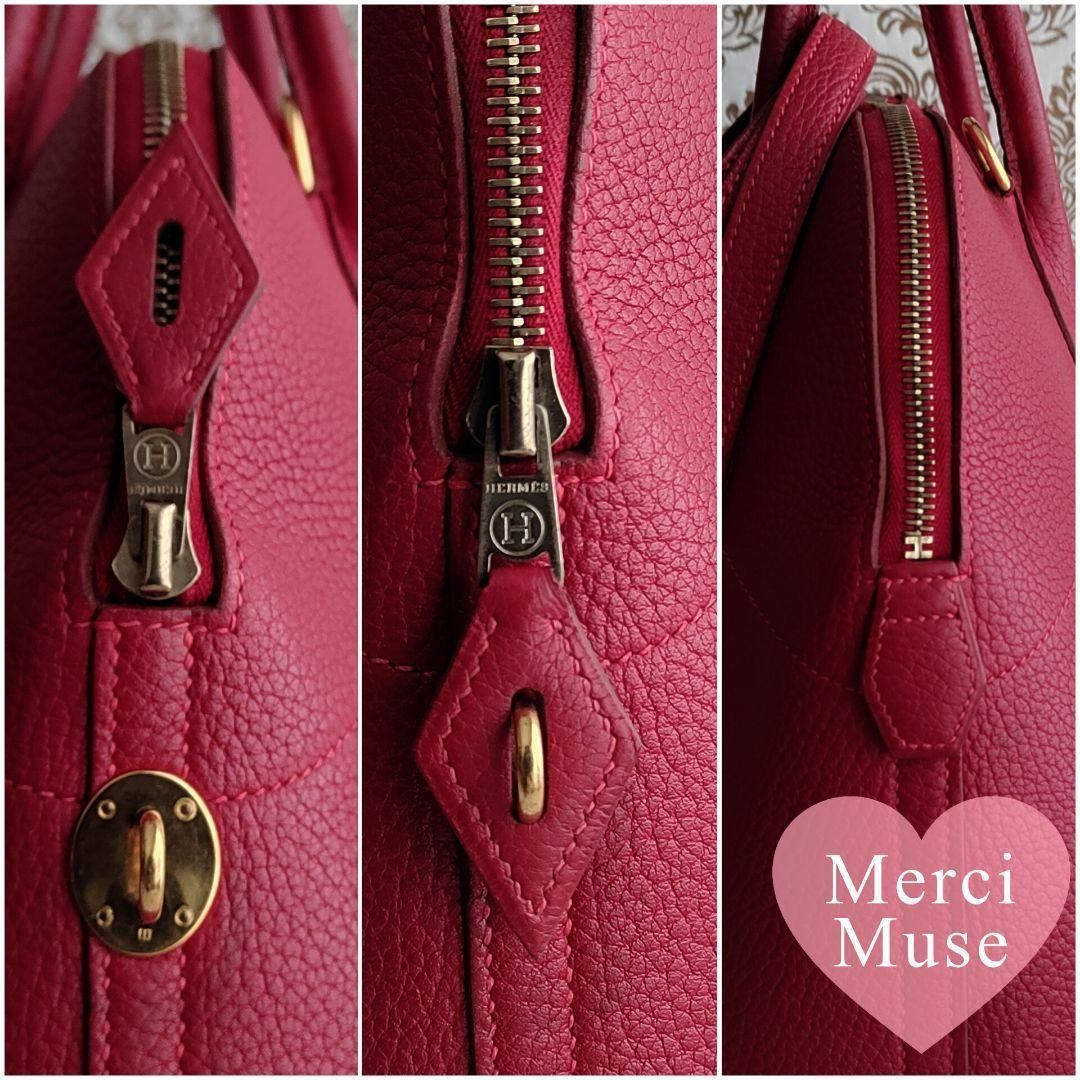 ボリード35 ルージュヴィフｘゴールド金具