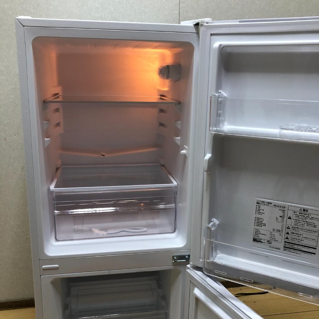 超美品 高年式 中古品 MAXZEN 2ドア 冷凍冷蔵庫 JR117ML01WH 117L