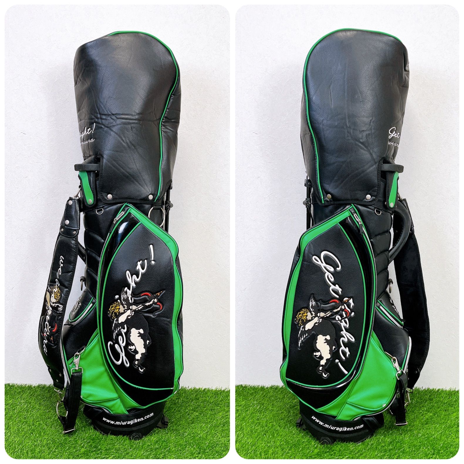 希少】三浦技研 40周年記念限定モデル スタンドキャディバッグ 3点式