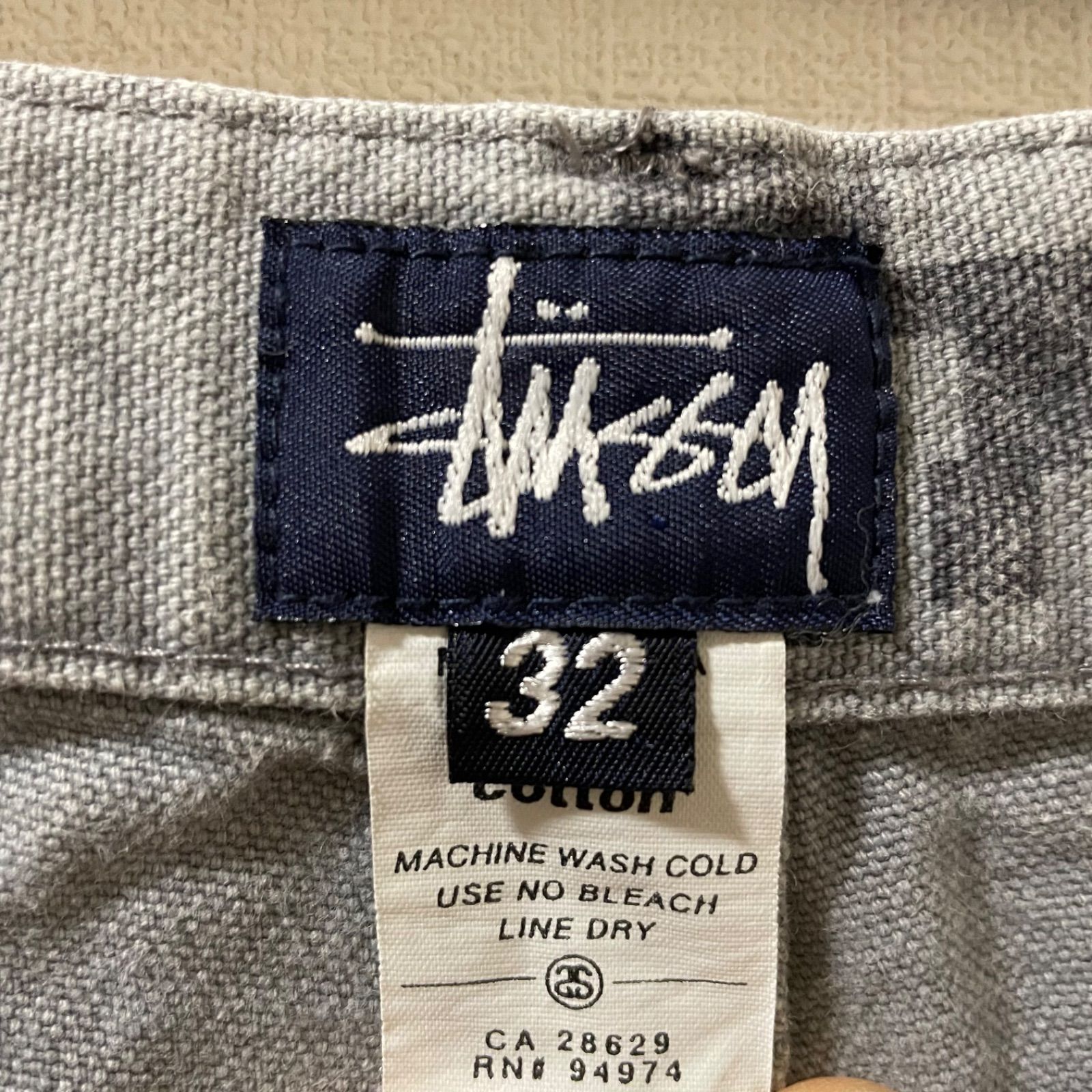 STUSSY 90s OLD STUSSY カーゴショーツ 紺タグ USA製 - メルカリ