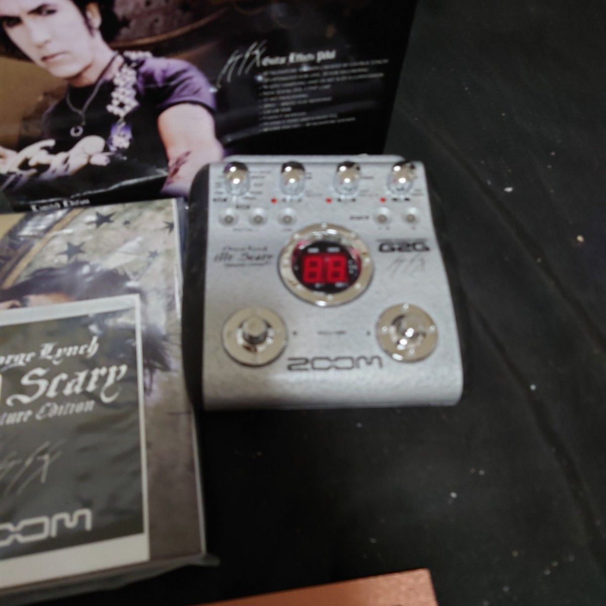 zoom g2g Zoom G2G ズーム George Lynch Mr. Scary Signature マルチエフェクト ペダル 動作品 中古 送料無料 ☆