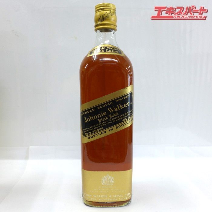 未開栓 Johnnie Walker ジョニーウォーカー ブラックラベル 金
