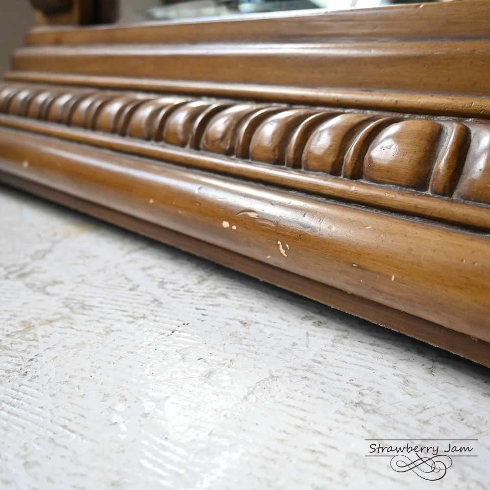 N-6 フランスアンティーク フレンチミラー 剥離家具 姿見 全身鏡