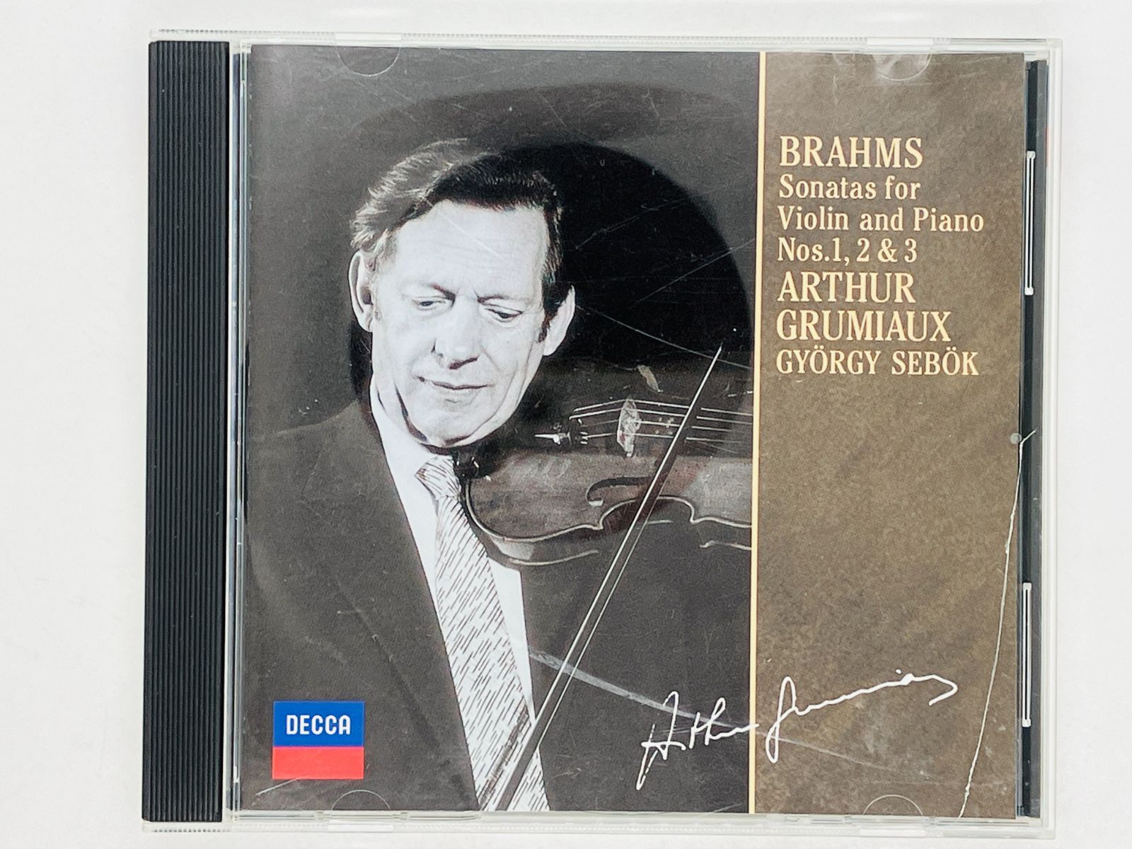 CD ブラームス ヴァイオリン ソナタ集 全3曲 グリュミオー / BRAHMS