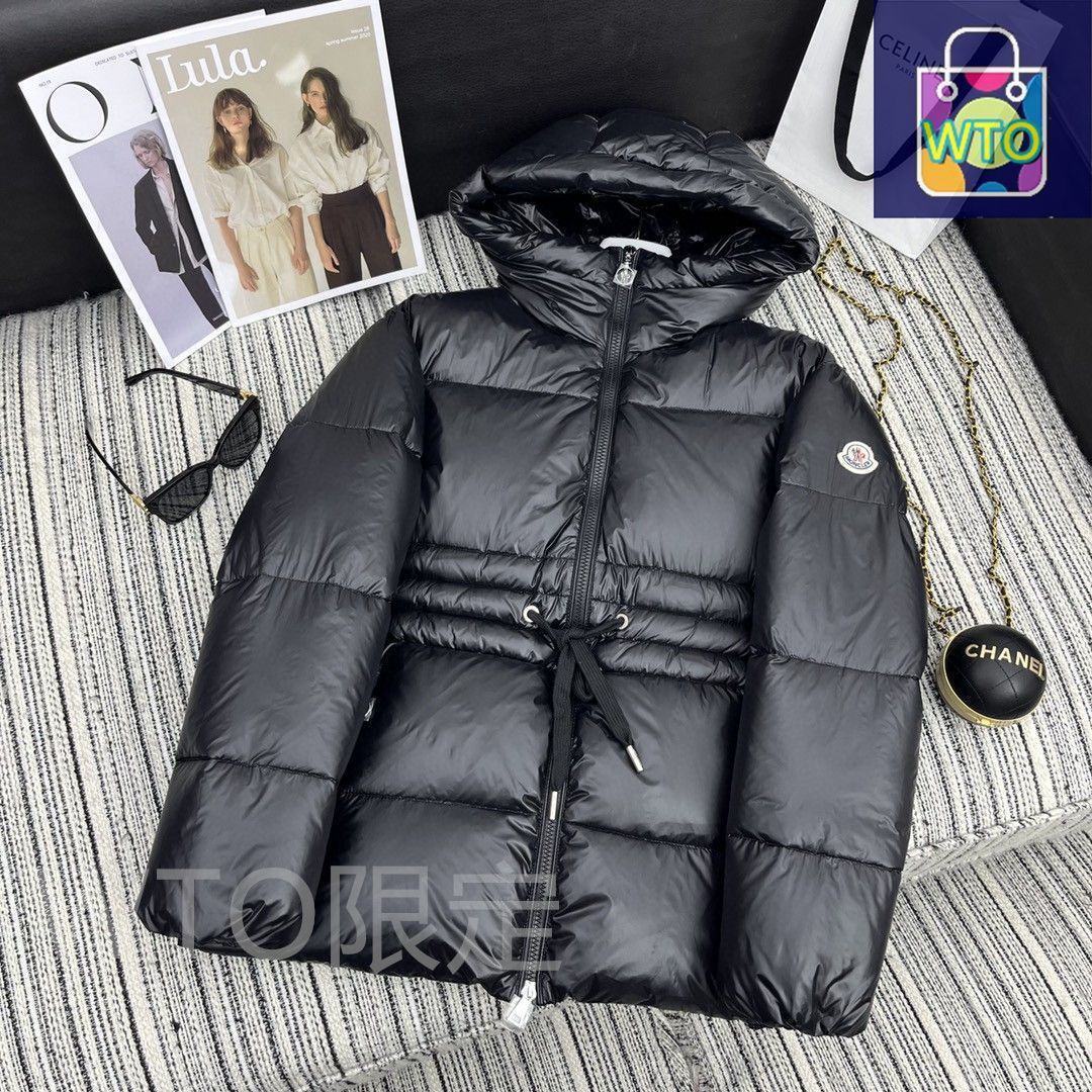 Moncler★Abbaye レディースダウンジャケット ブラック ブラック Boedショートダウンジャケット : ショートダウン