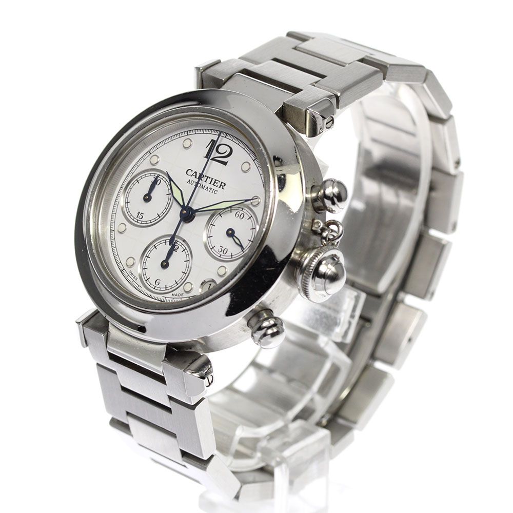 玄関先迄納品 パシャC CARTIER カルティエ デイト ボーイズ_800505 自動巻き パシャC