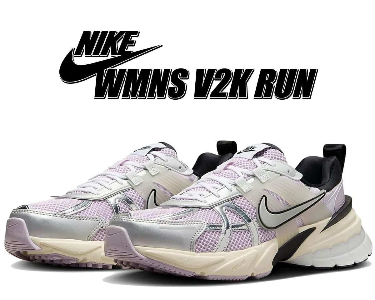 ナイキ ウィメンズ V2K ラン ドール メタリックシルバー ブラック NIKE WMNS V2K RUN doll|metallic silver-blk hf1876-500