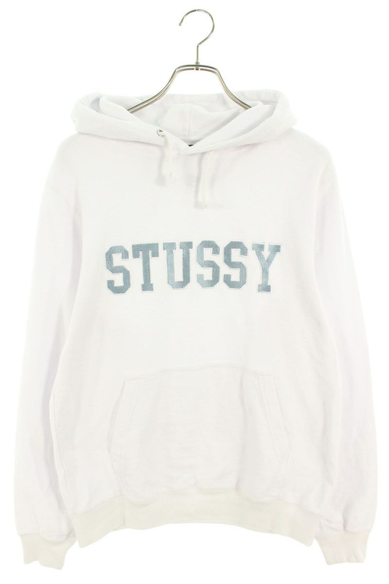 Stüssy ロゴ刺繍 ホワイトパーカー Stussy ホワイト パーカー ロゴ刺繍 楽天市場】stussy パーカー