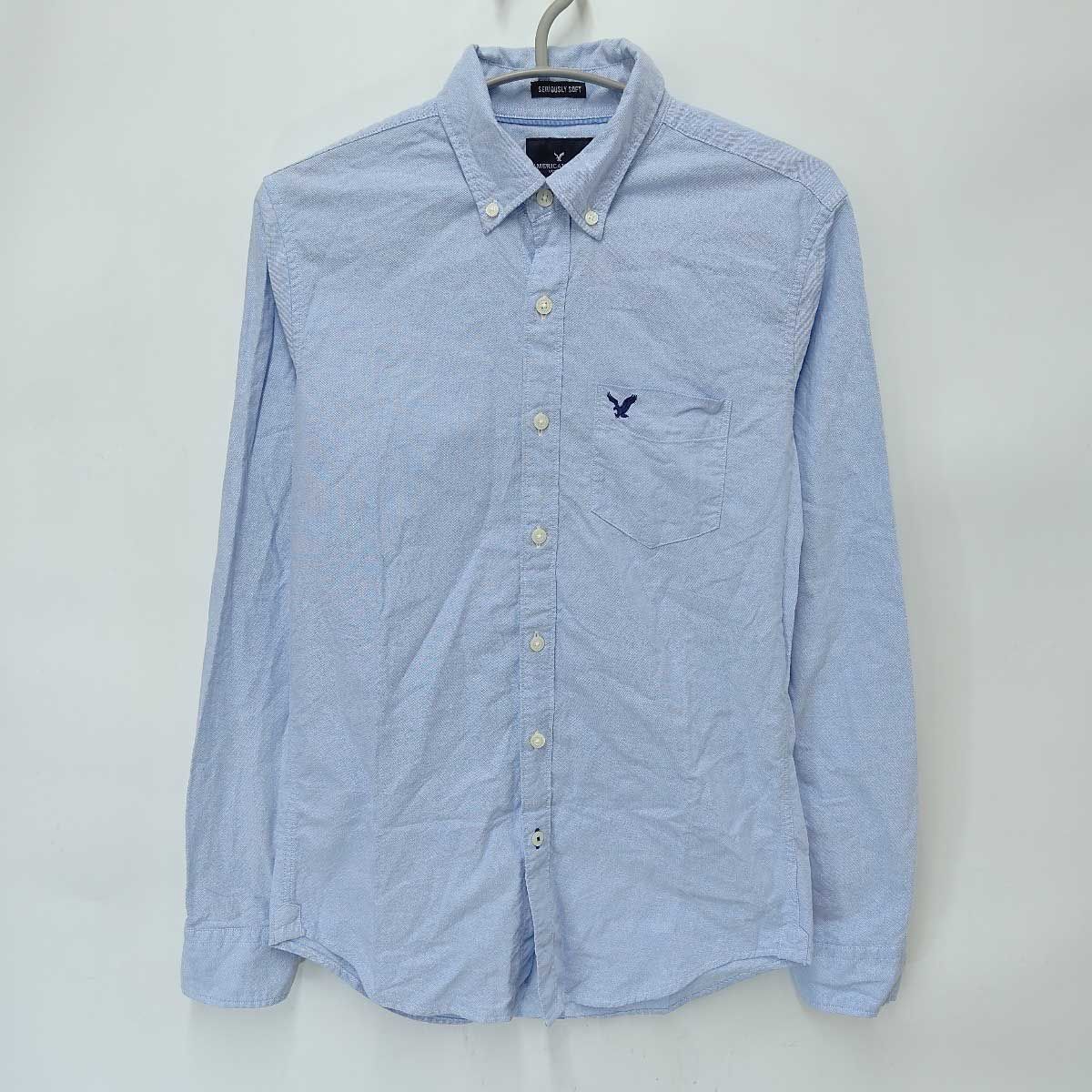 AMERICAN EAGLE OUTFITTERS スリムフィットシャツ Amazon.co.jp: 【アメリカンイーグル】 AMERICAN EAGLE コットン