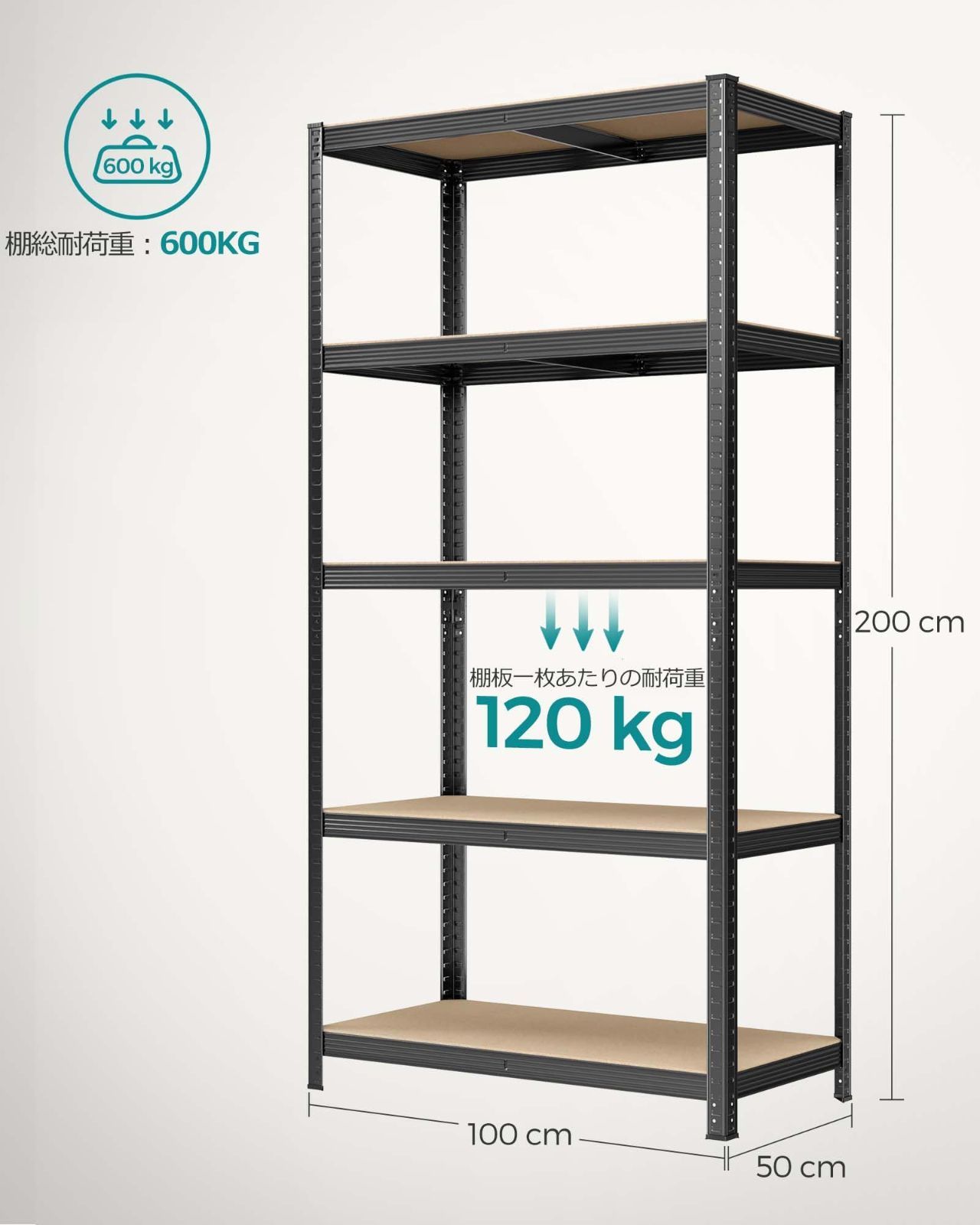 オープンシェルフ 防錆加工
