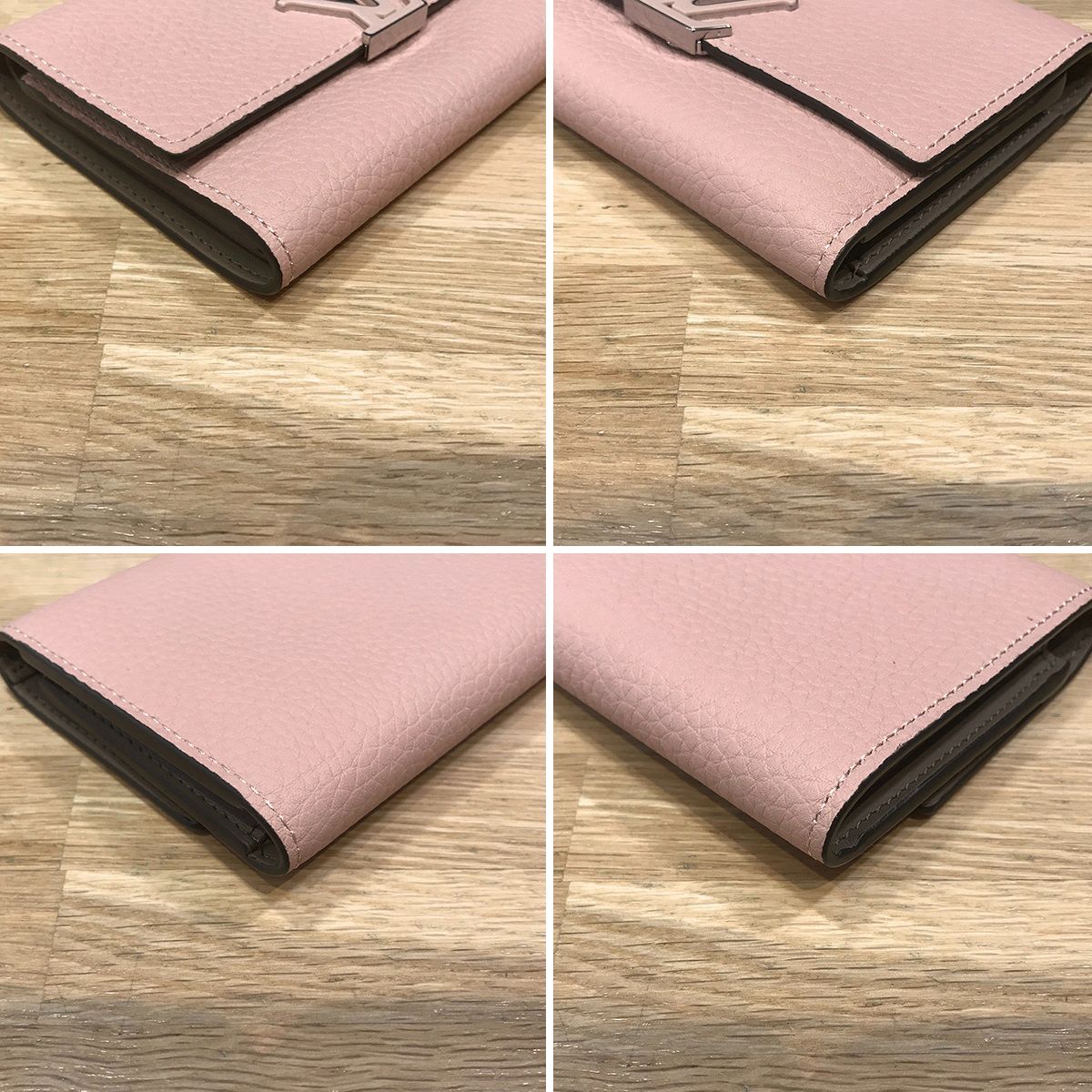 超美品】 ルイヴィトン 現行 ポルトフォイユ カプシーヌ コンパクト  