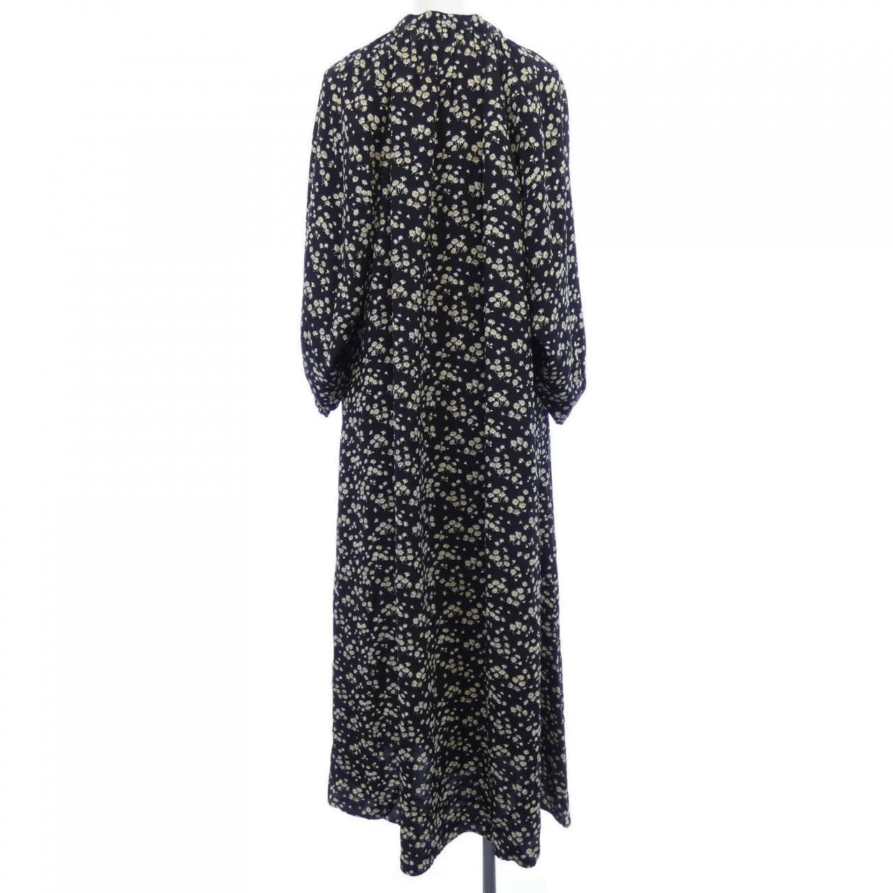 セリーヌ CELINE フォークボタンプラケット付きミディドレス 2R091564D ワンピース