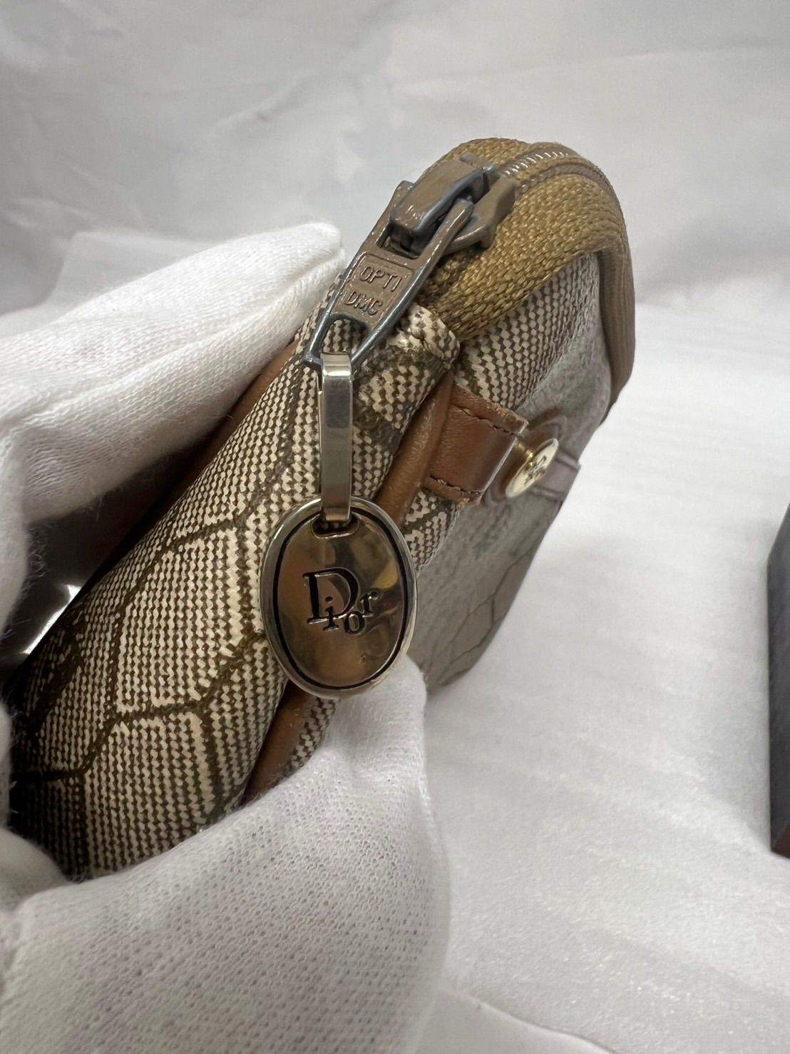 Christian Dior／クリスチャンディオール／ポーチ／ハニカム 中古・古着通販】Christian Dior (クリスチャン ディオール