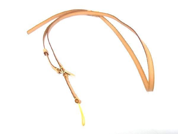 LOUIS VUITTON ルイヴィトン M63055 コリエ テレフォン ジャポン ネックストラップ 携帯ストラップ ブラウン系 AF9989ｱk