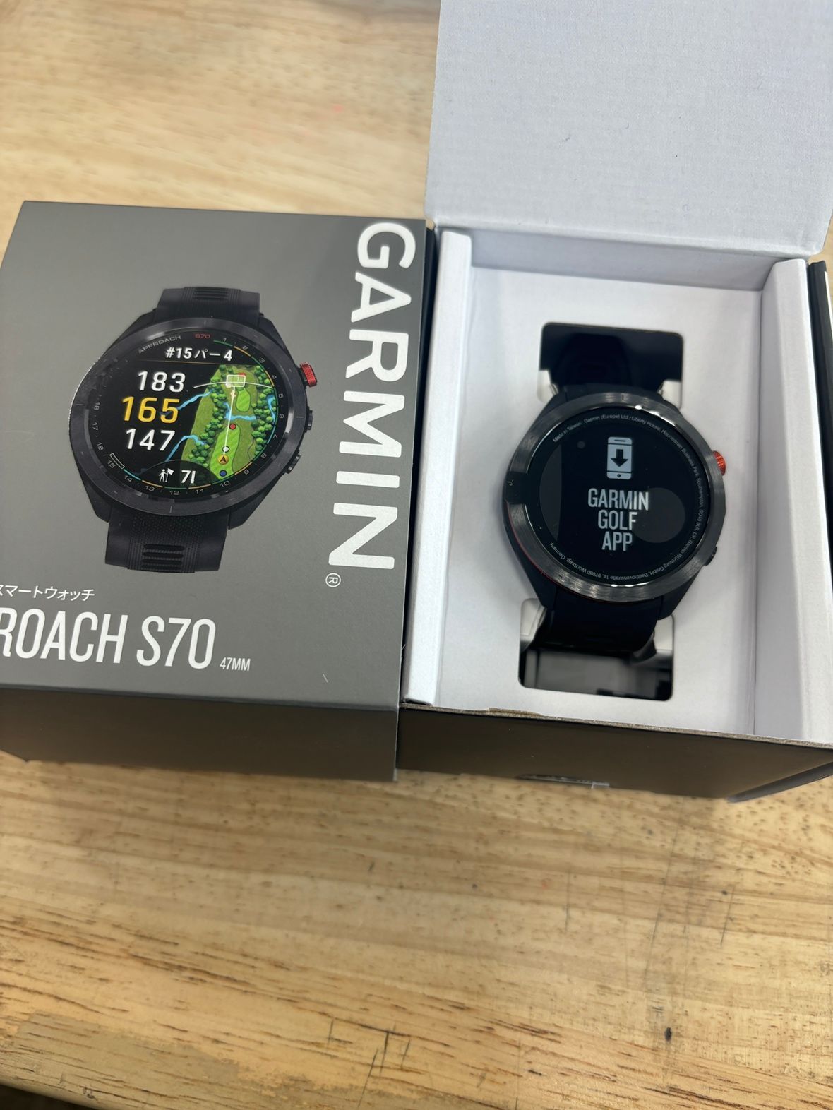 【新品未使用】GARMIN Approach S70 47mm　腕時計型GPSナビ【浦安店】